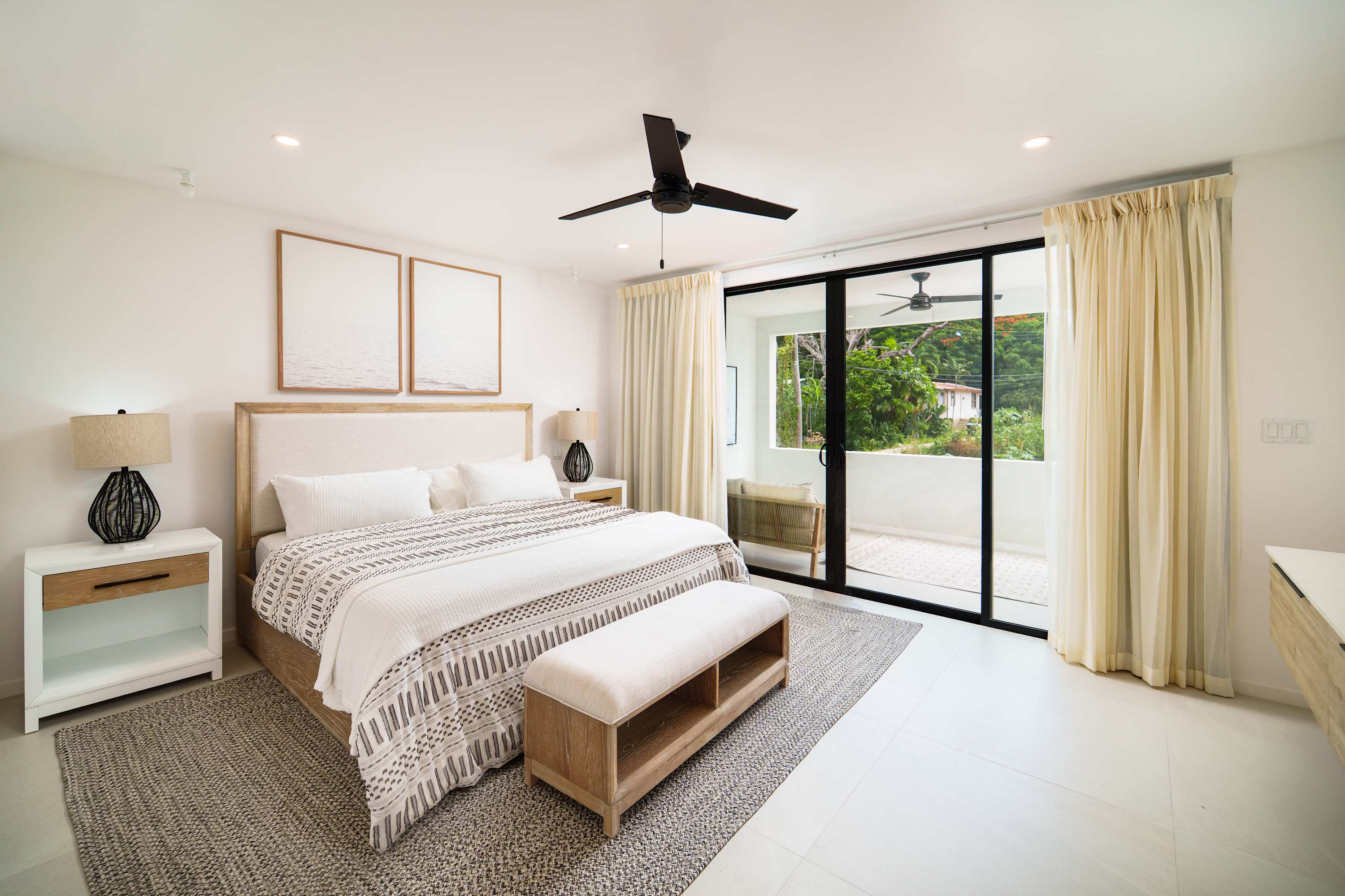 Master Bedroom with Patio - Modern home near Reeds Bay Beach Barbados.
Sorrento - Just a short walk to the white sands and turquoise waters of Reeds Bay Beach. Experience local culture with nearby Holetown's vibrant dining and shopping scene