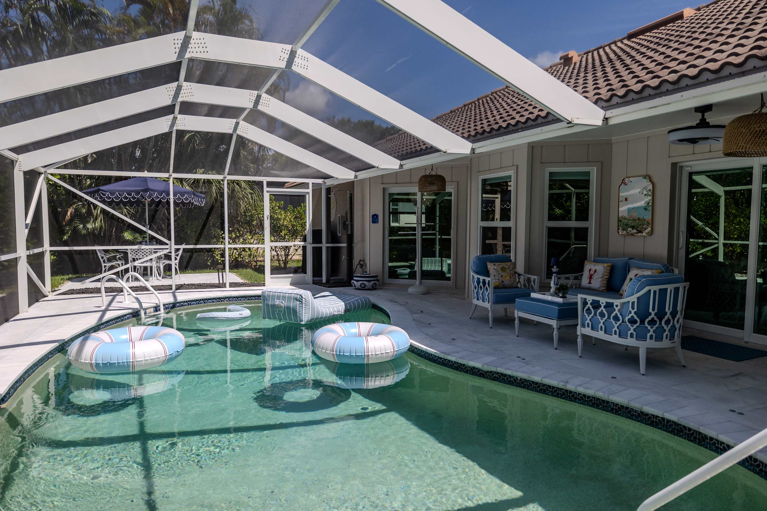 Luxury Coastal Home, Walk to Beach, Heated Pool — Marco Island, FL — vacation rental