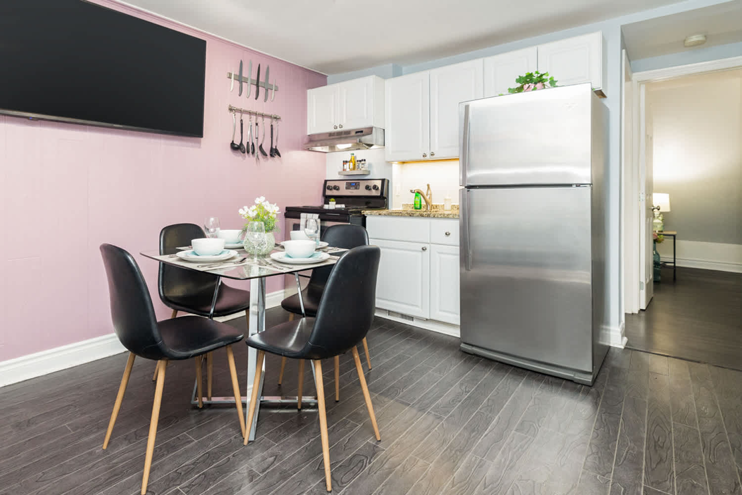 Fully equipped kitchen with everything you need