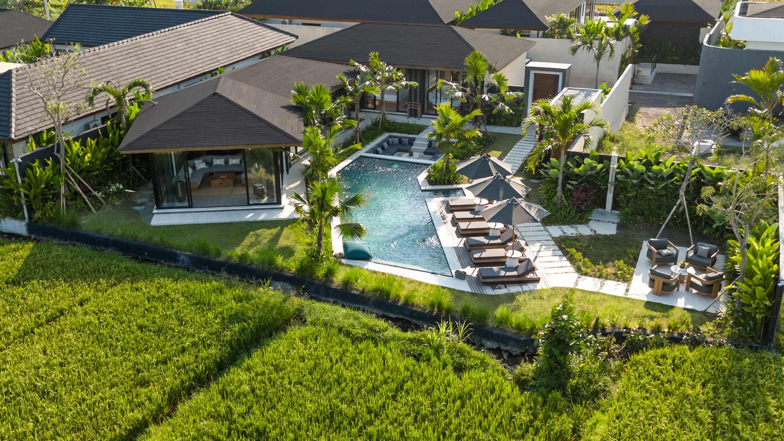 Villa Aglaia: 3BR Ricefield View Pool Ubud — Ubud, Bali — vacation rental