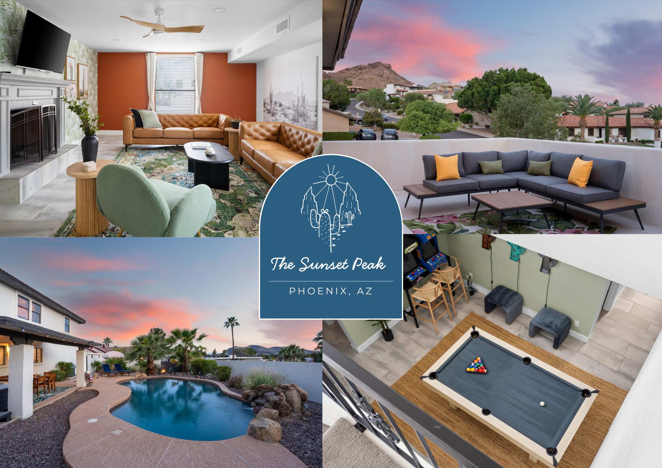 The Sunset Peak: Sleeps 18~Heated Pool~ Hot Tub