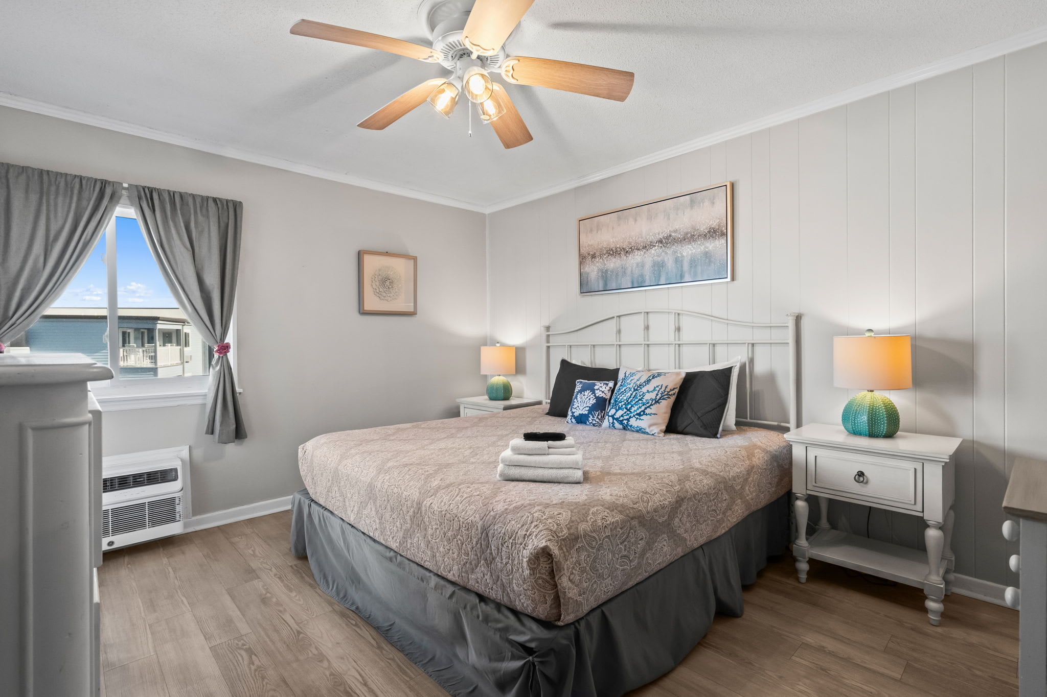 Bedroom with king bed