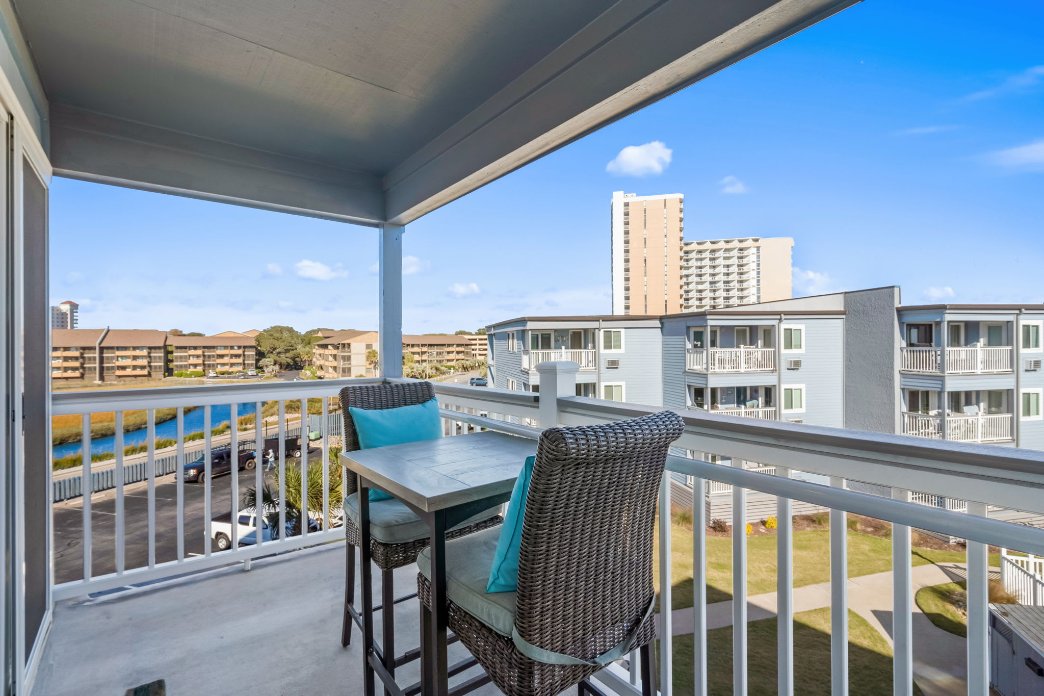 Scenic view from the balcony