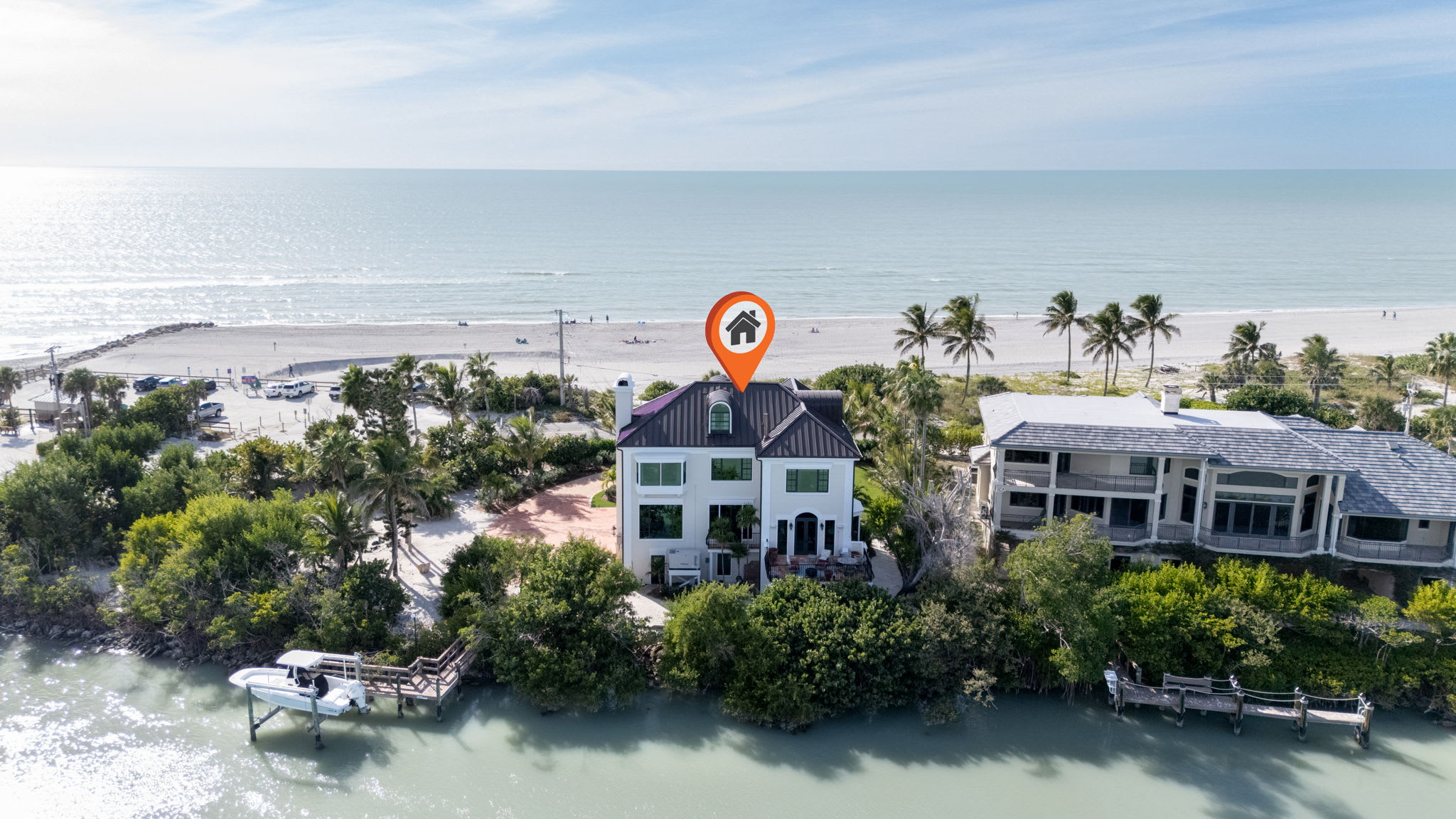 ONE Captiva — Gorgeous 6BR Gulf Front Villa, Private Beach Access