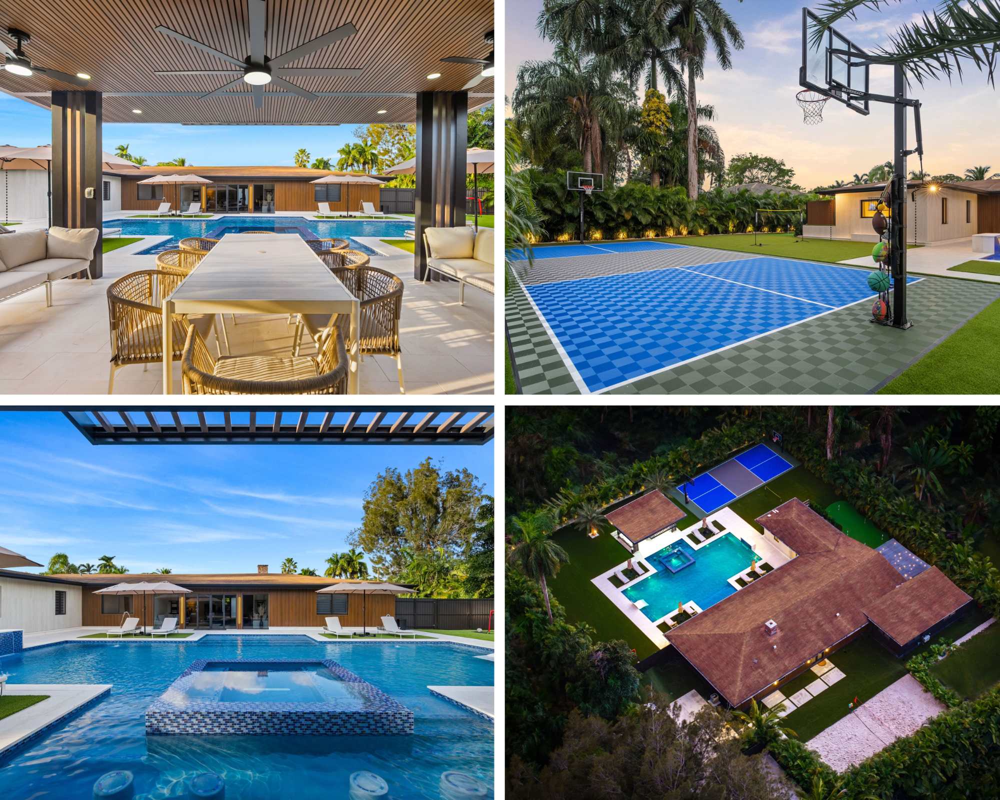 Neon Palms Estate-Pool-Pickleball Court — Miami, FL — vacation rental