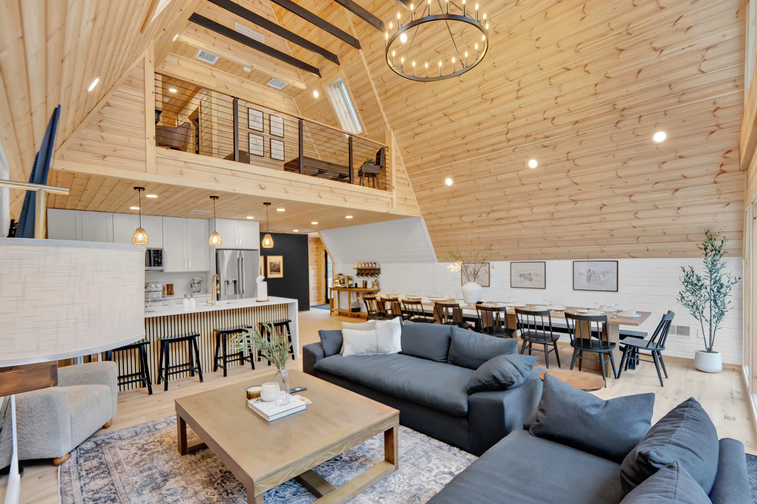 A-Frame Cabin | Hot Tub | Theater & Game Lounge
