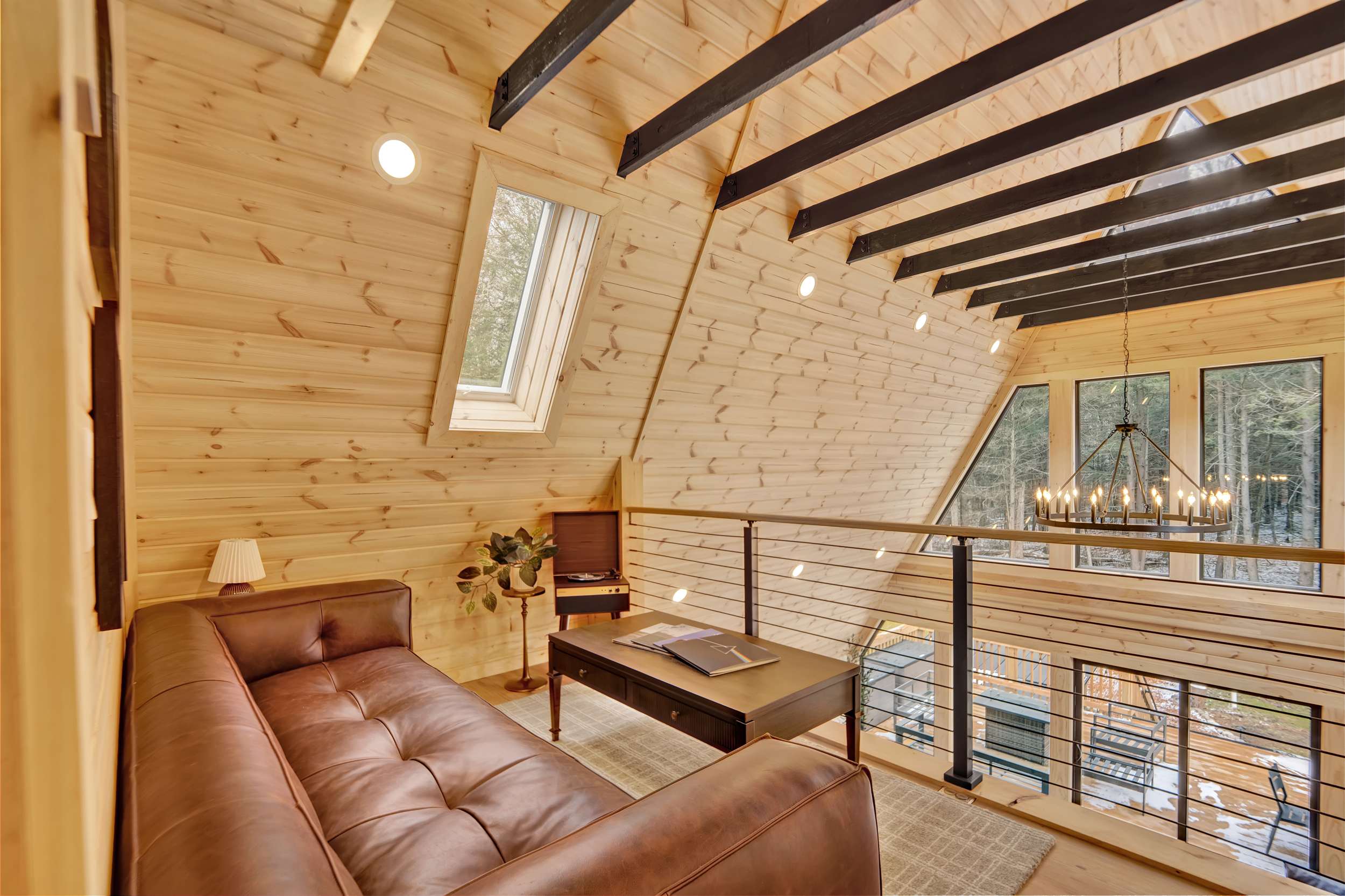 A-Frame Cabin | Hot Tub | Theater & Game Lounge