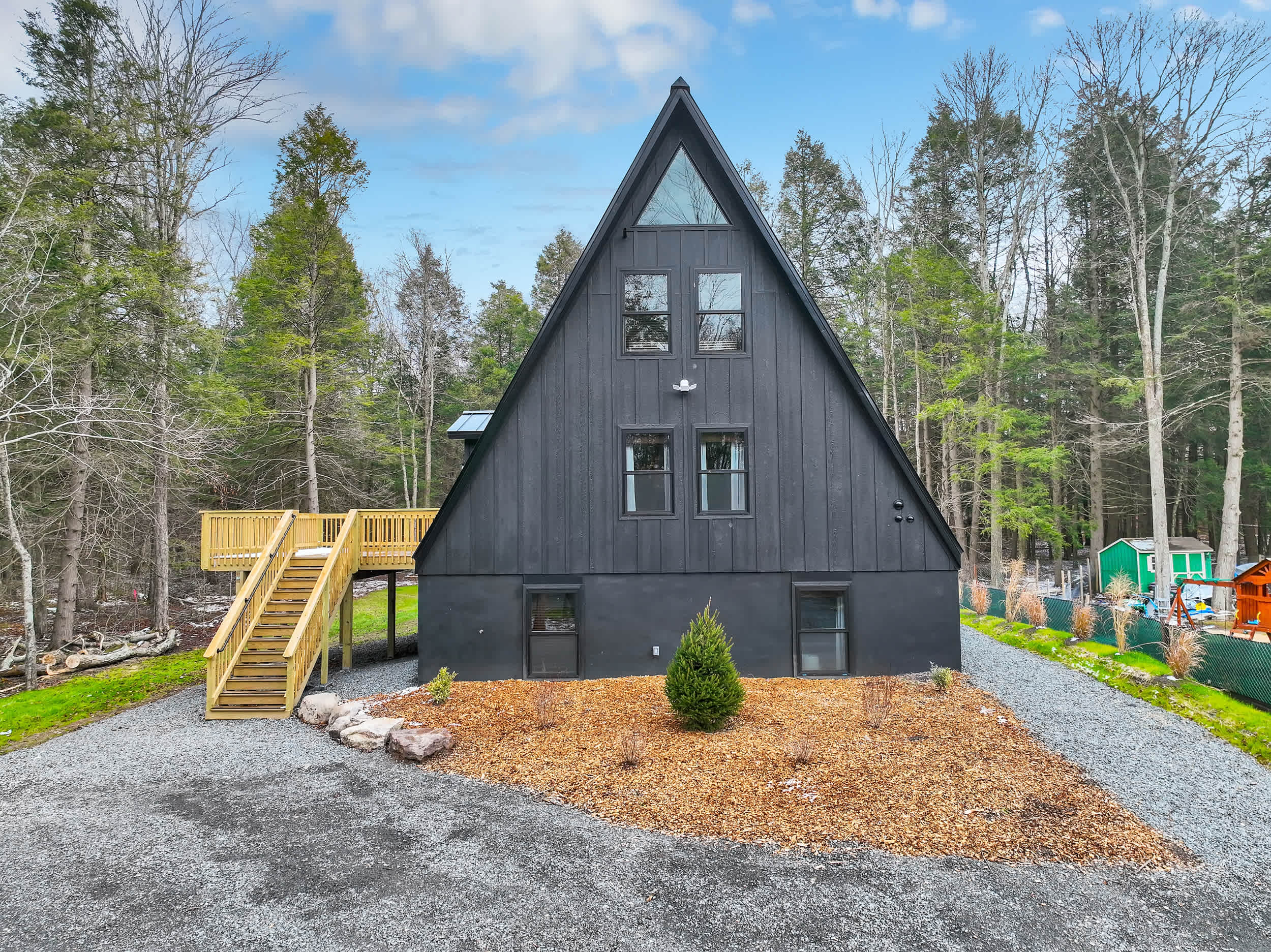 A-Frame Cabin | Hot Tub | Theater & Game Lounge