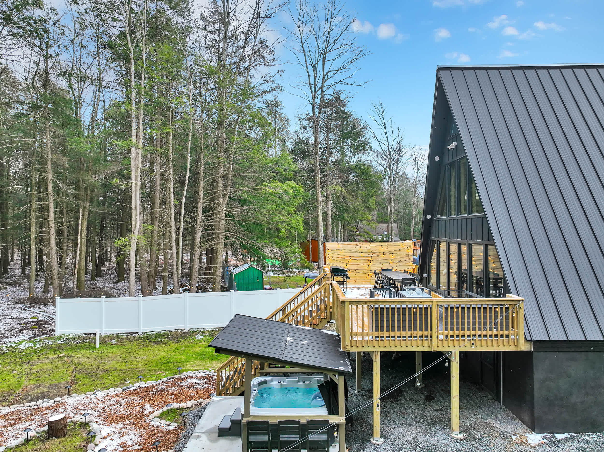 A-Frame Cabin | Hot Tub | Theater & Game Lounge