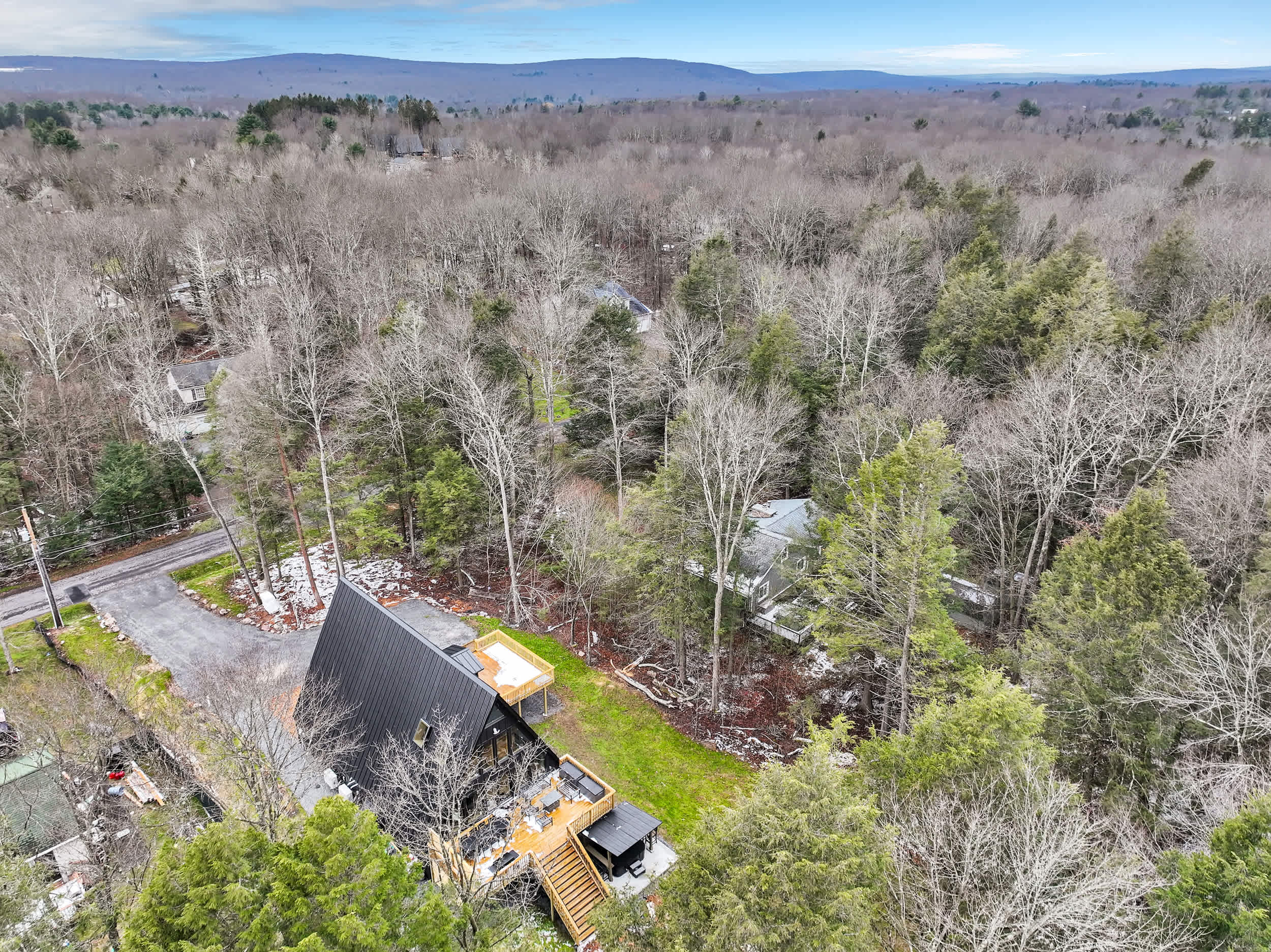 A-Frame Cabin | Hot Tub | Theater & Game Lounge