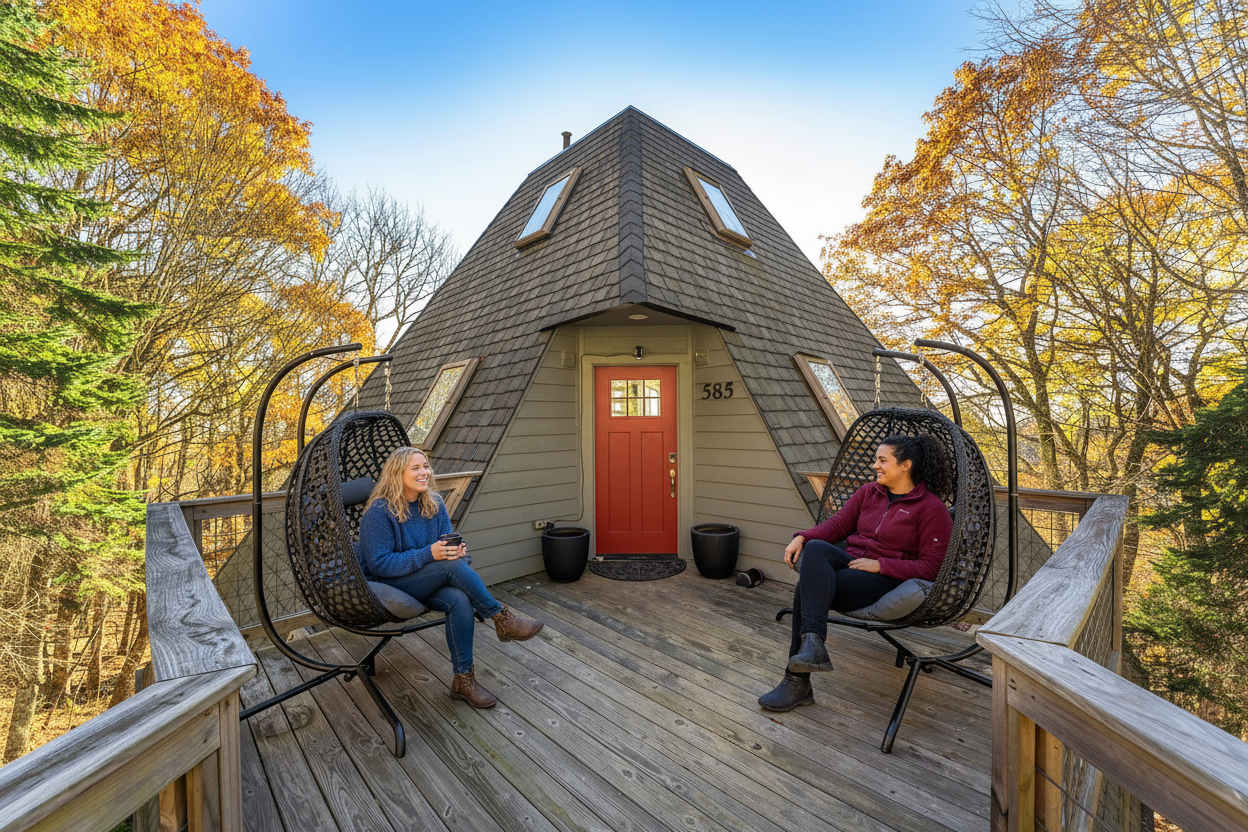 Mountain Views | Private Sauna | Wet Bar | Hot Tub — Mars Hill, NC — vacation rental
