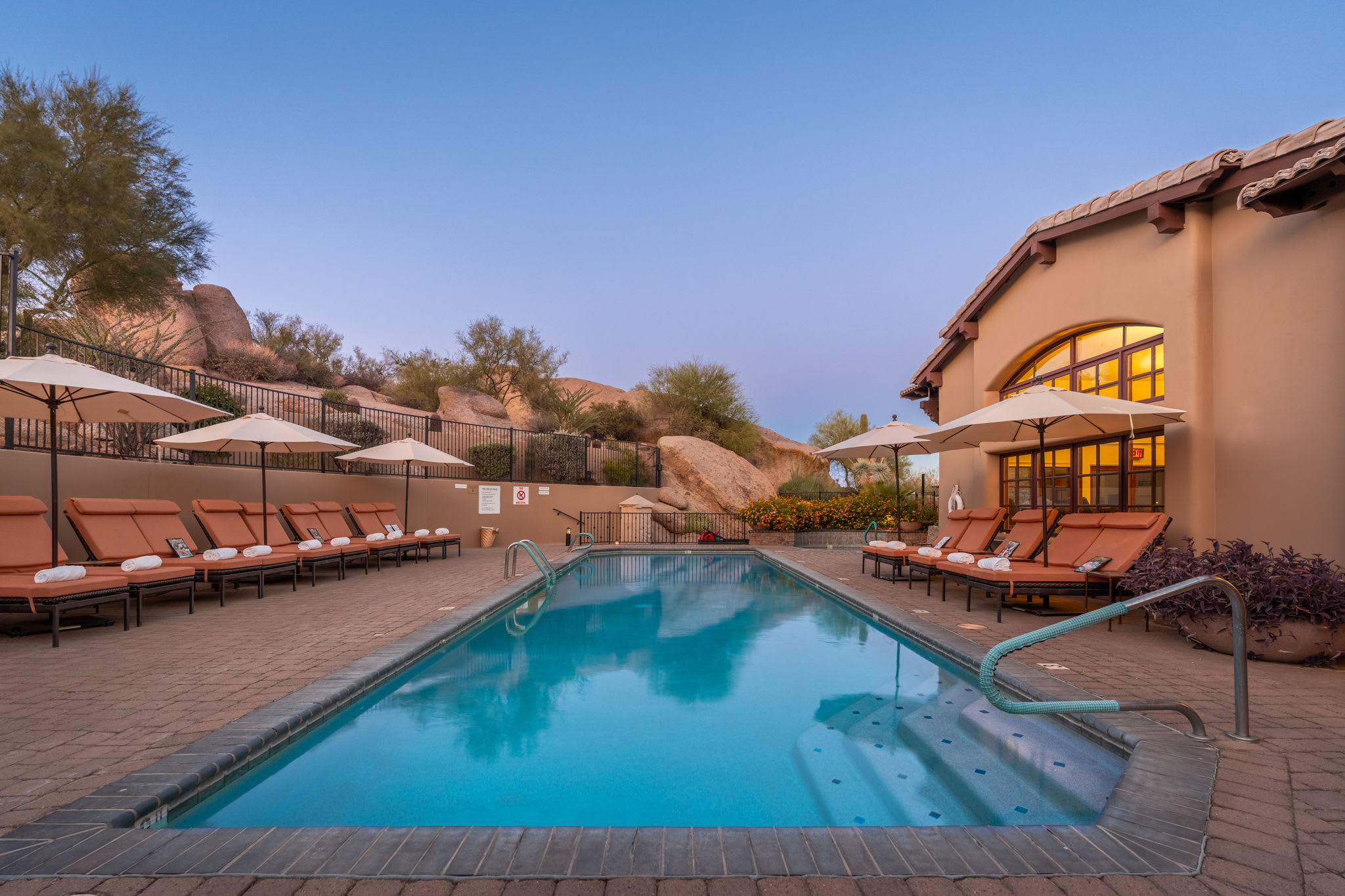Clubhouse Pools | Rocks 101 in North Scottsdale, AZ by Luxus Vacation Properties