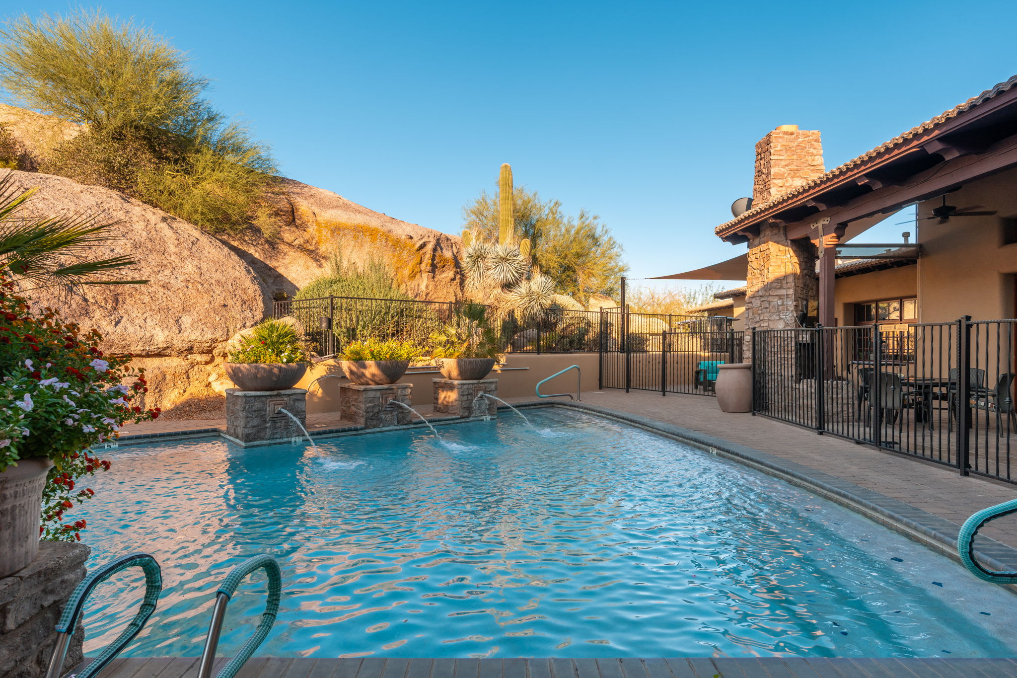Clubhouse Pools | Rocks 101 in North Scottsdale, AZ by Luxus Vacation Properties