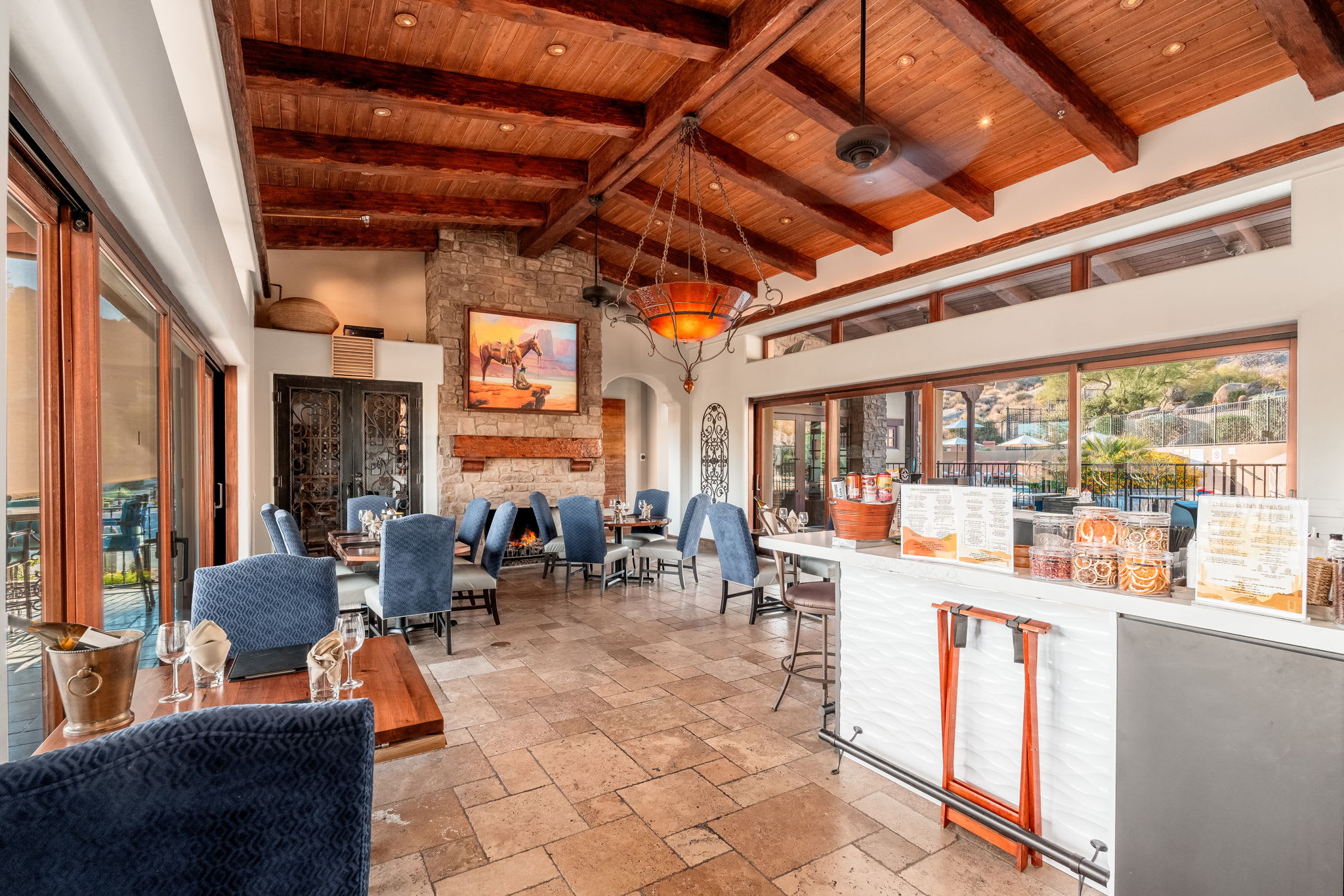Clubhouse Bar/Restaurant | Rocks 101 in North Scottsdale, AZ by Luxus Vacation Properties
