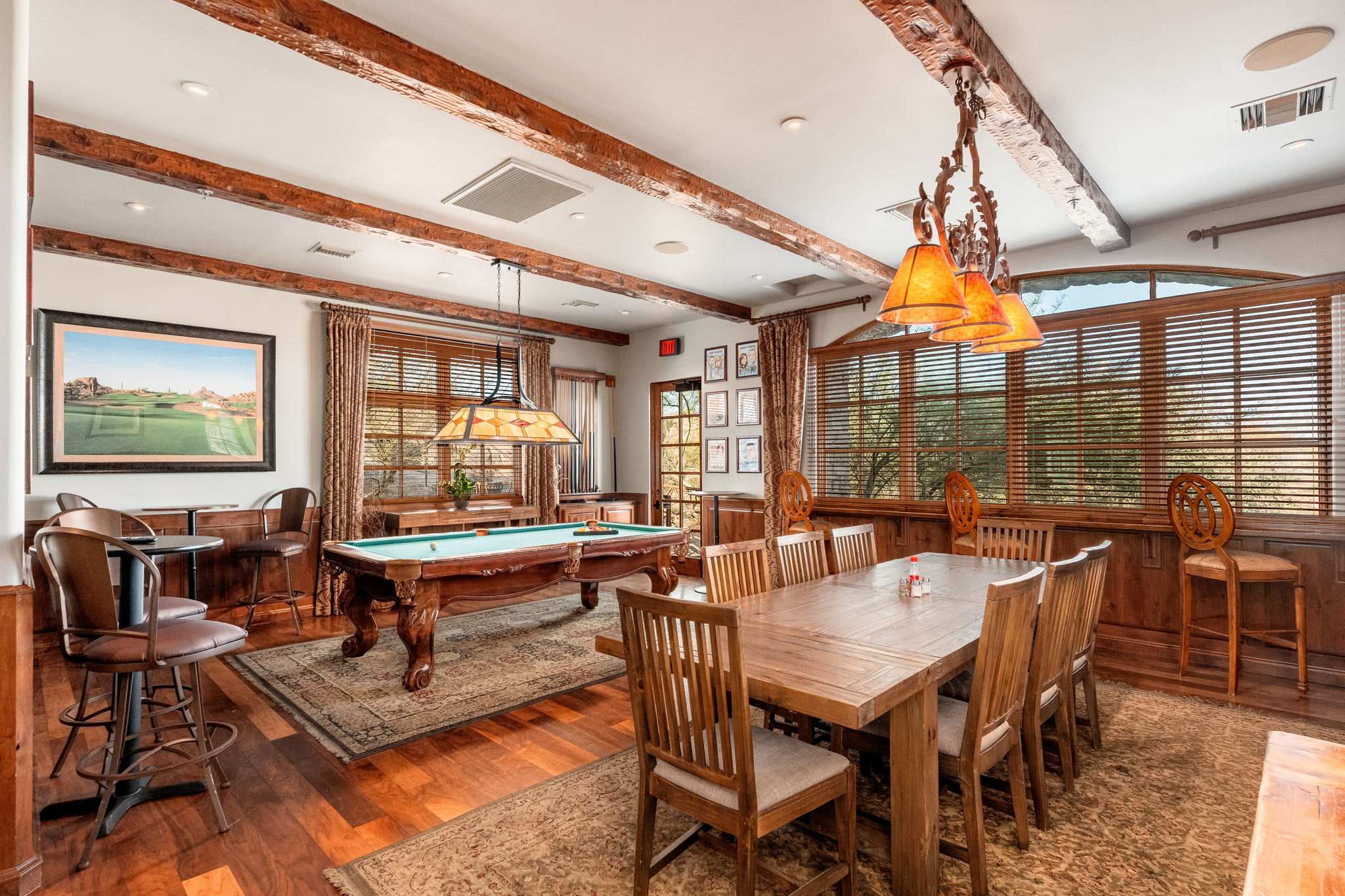 Clubhouse Billiards Room | Rocks 101 in North Scottsdale, AZ by Luxus Vacation Properties