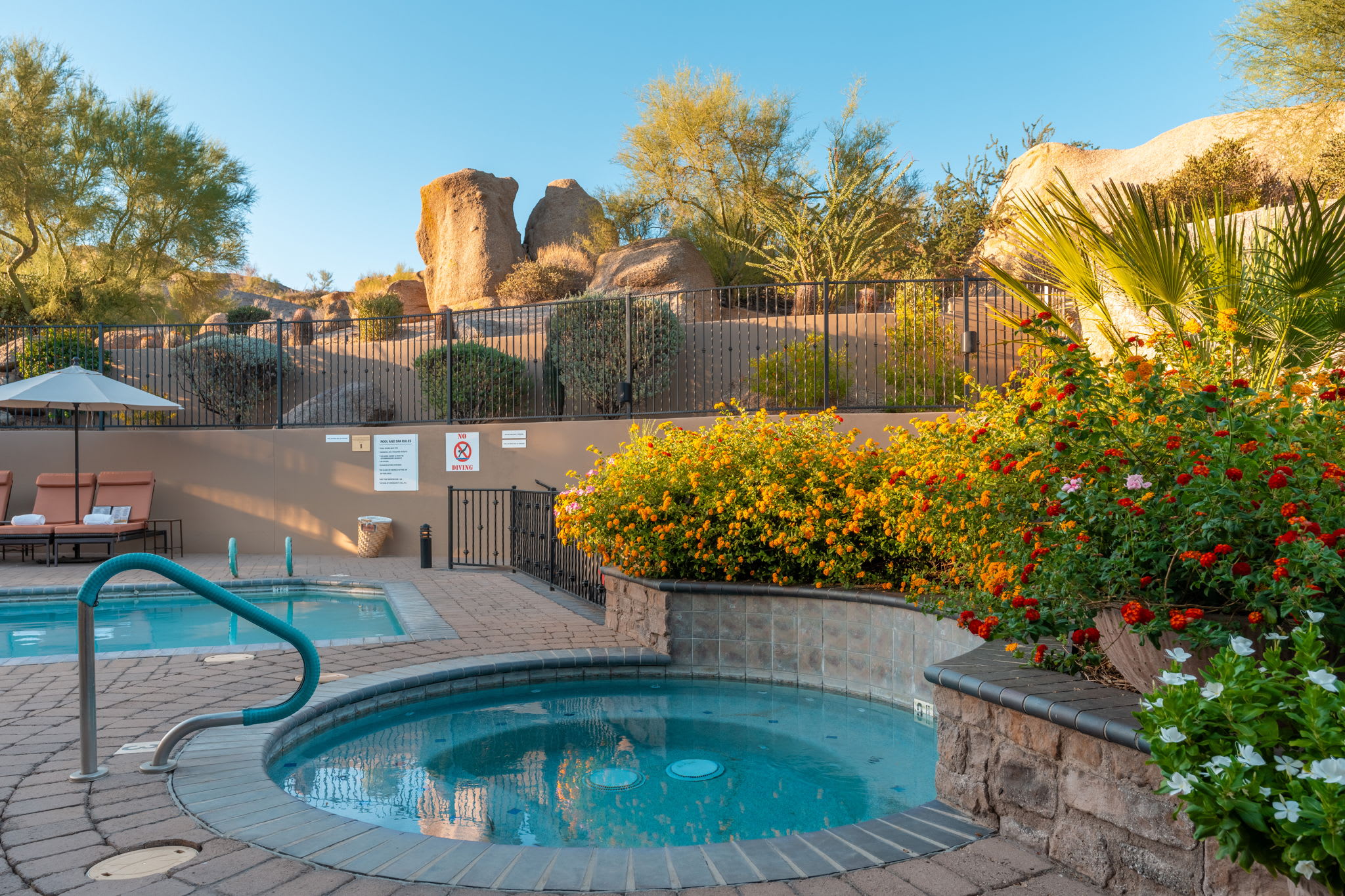 Clubhouse Pools | Rocks 101 in North Scottsdale, AZ by Luxus Vacation Properties