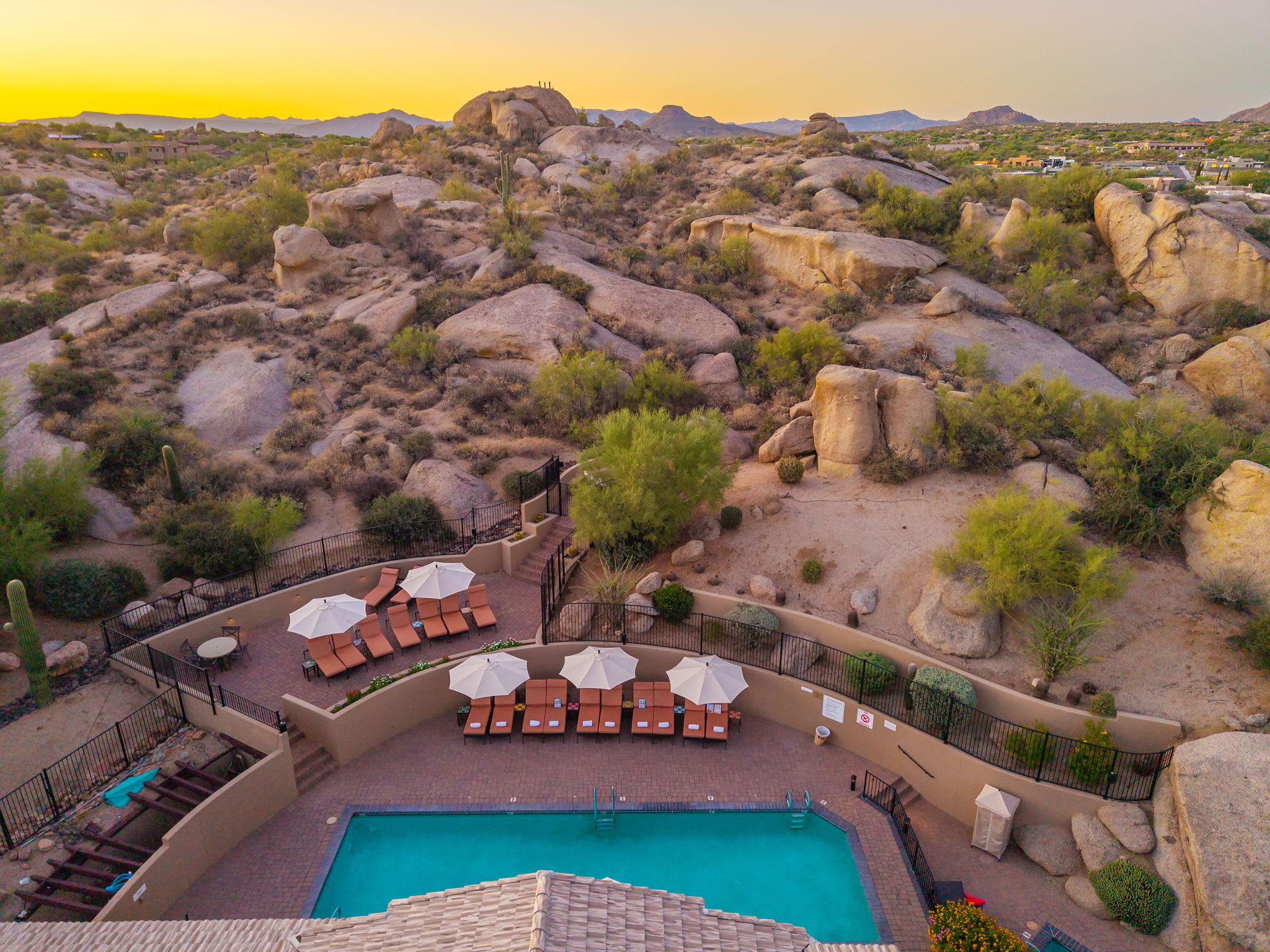Clubhouse Pools | Rocks 103 in North Scottsdale, AZ by Luxus Vacation Properties
