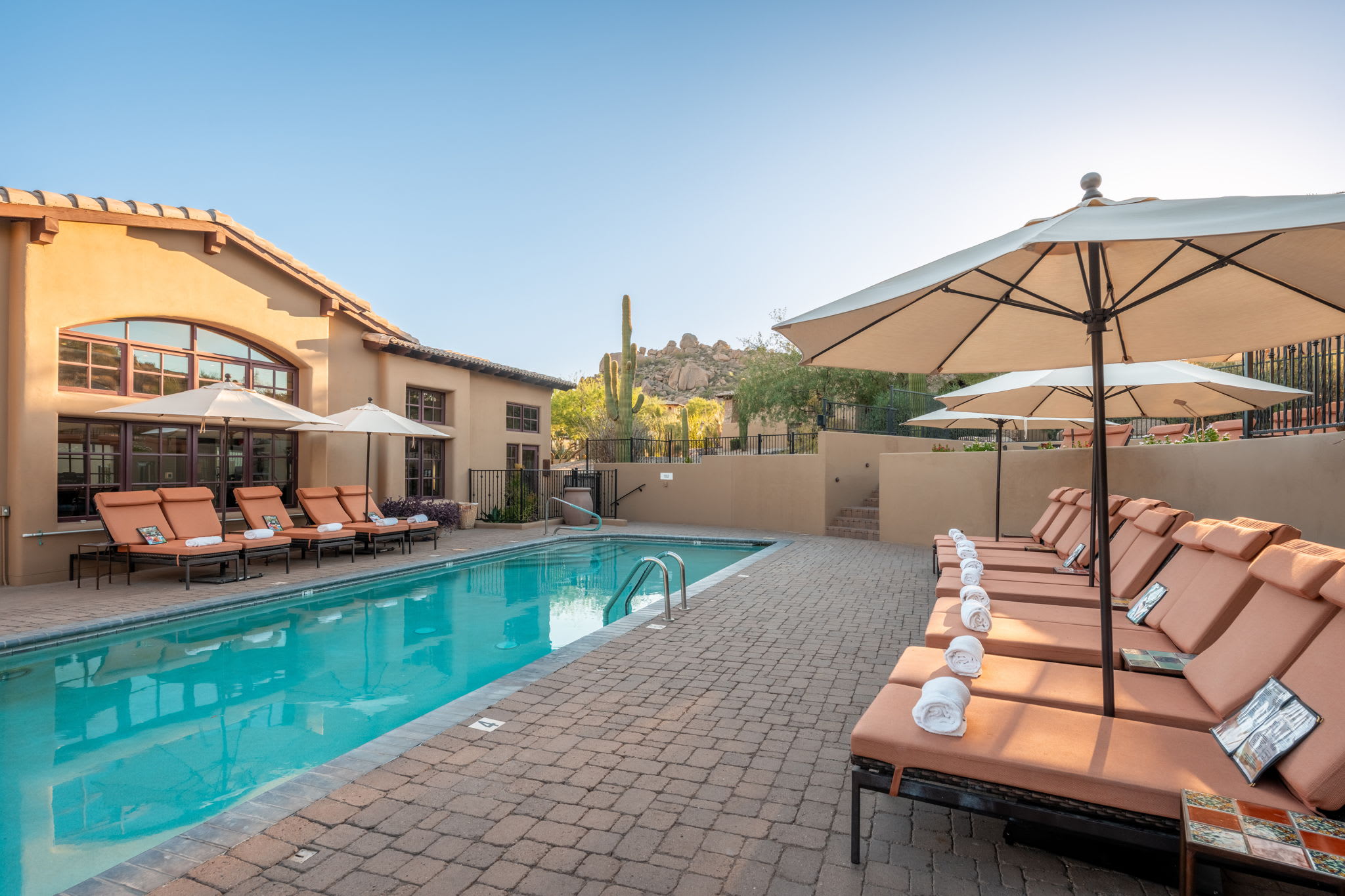 Clubhouse Pools | Rocks 103 in North Scottsdale, AZ by Luxus Vacation Properties