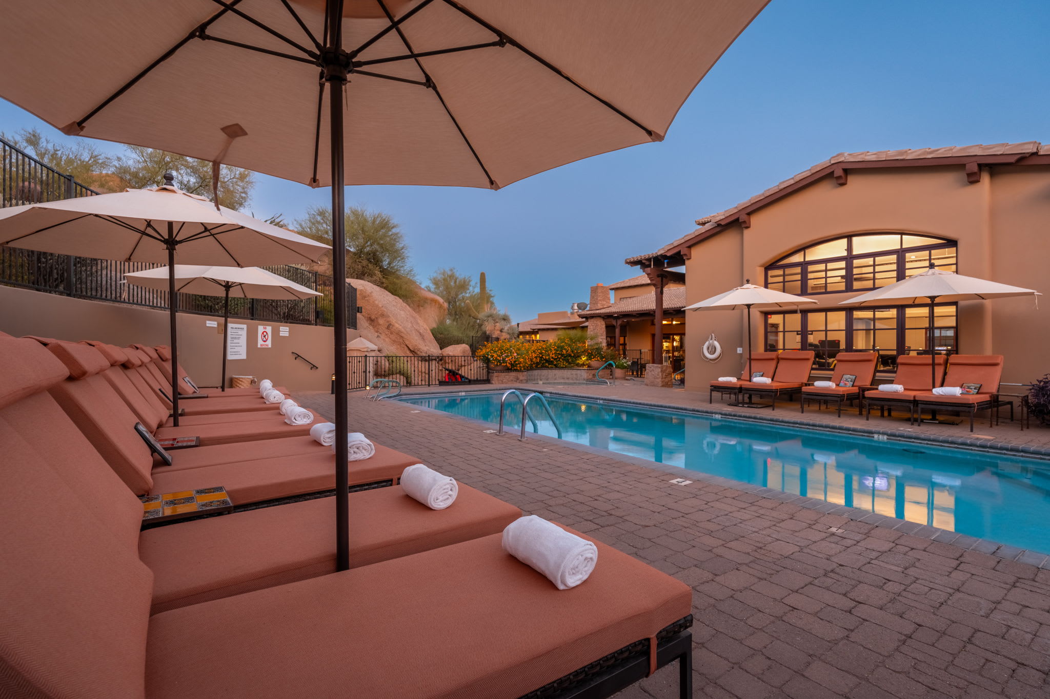Clubhouse Pools | Rocks 103 in North Scottsdale, AZ by Luxus Vacation Properties