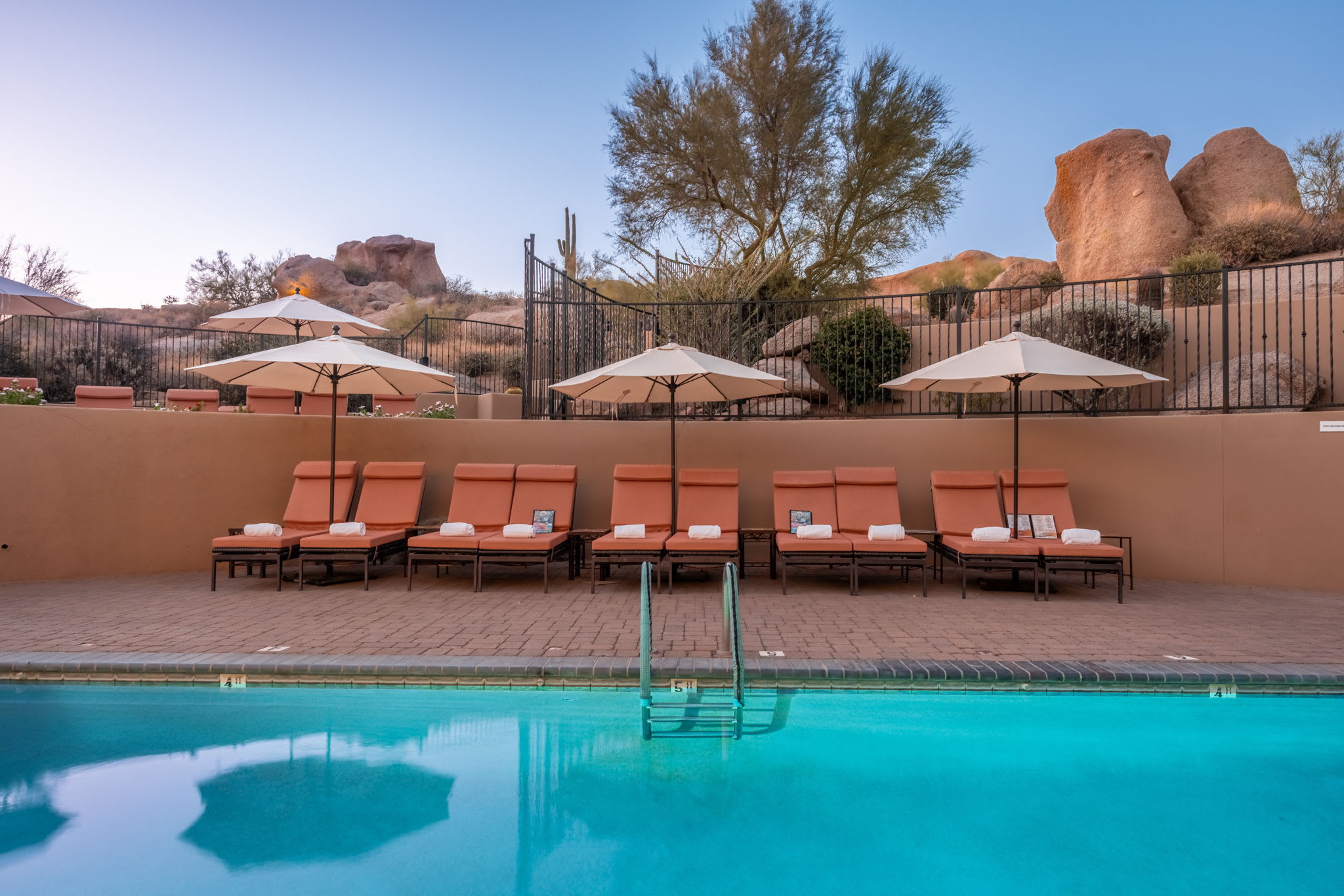 Clubhouse Pools | Rocks 122 in North Scottsdale, AZ by Luxus Vacation Properties