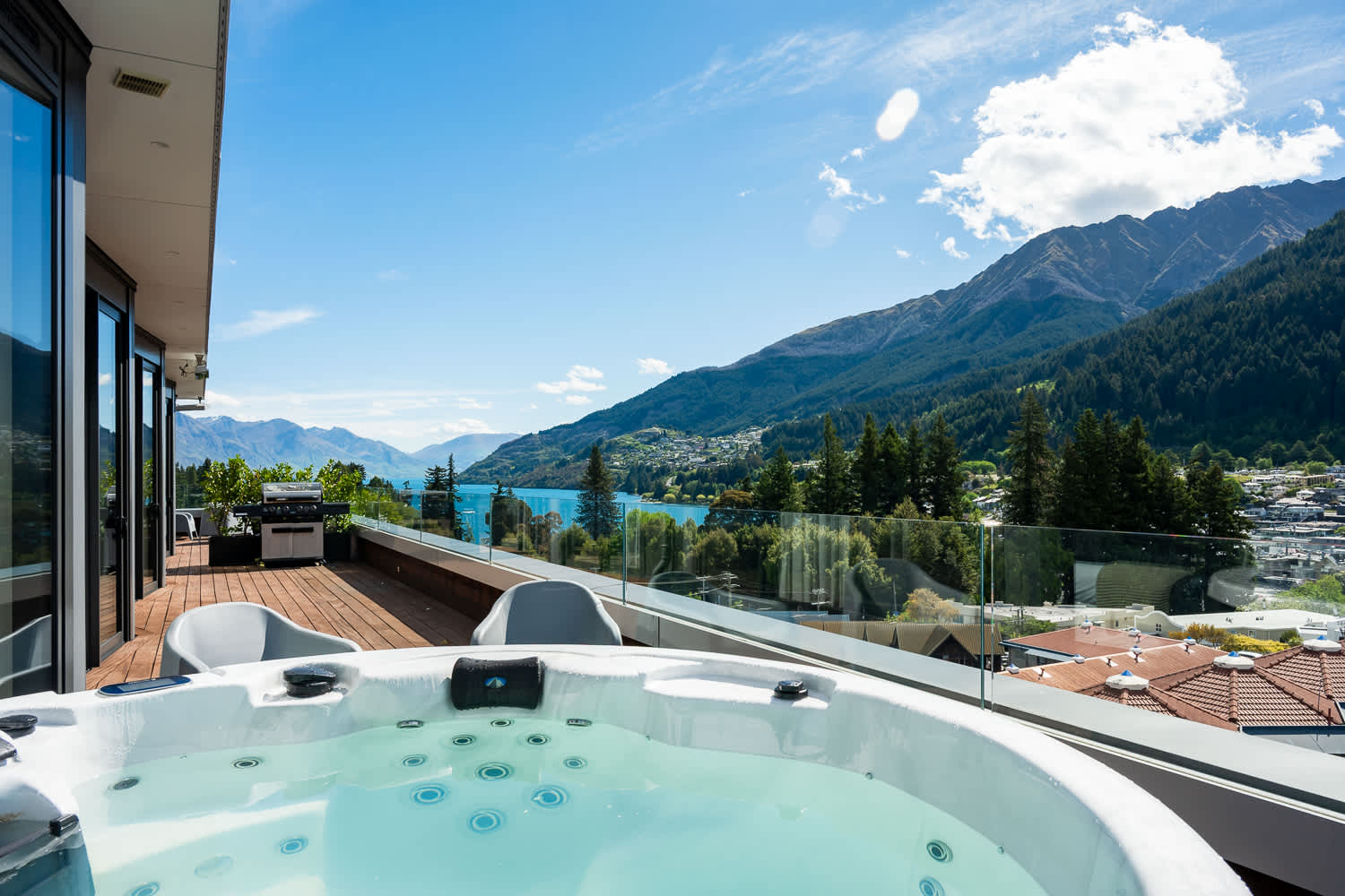 Hot tub with a view!