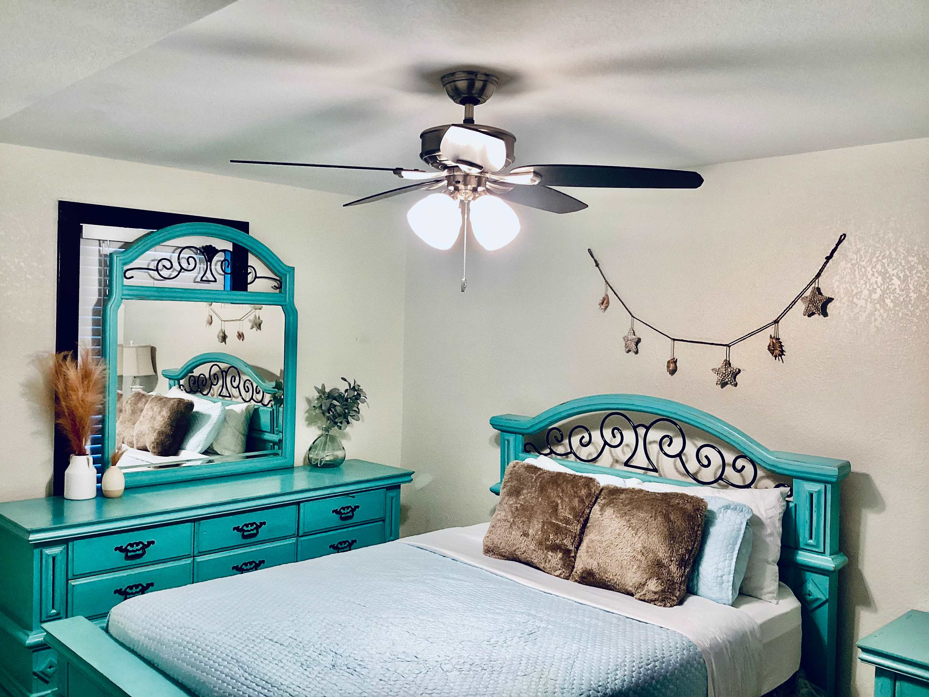 Bedroom 1 with king bed