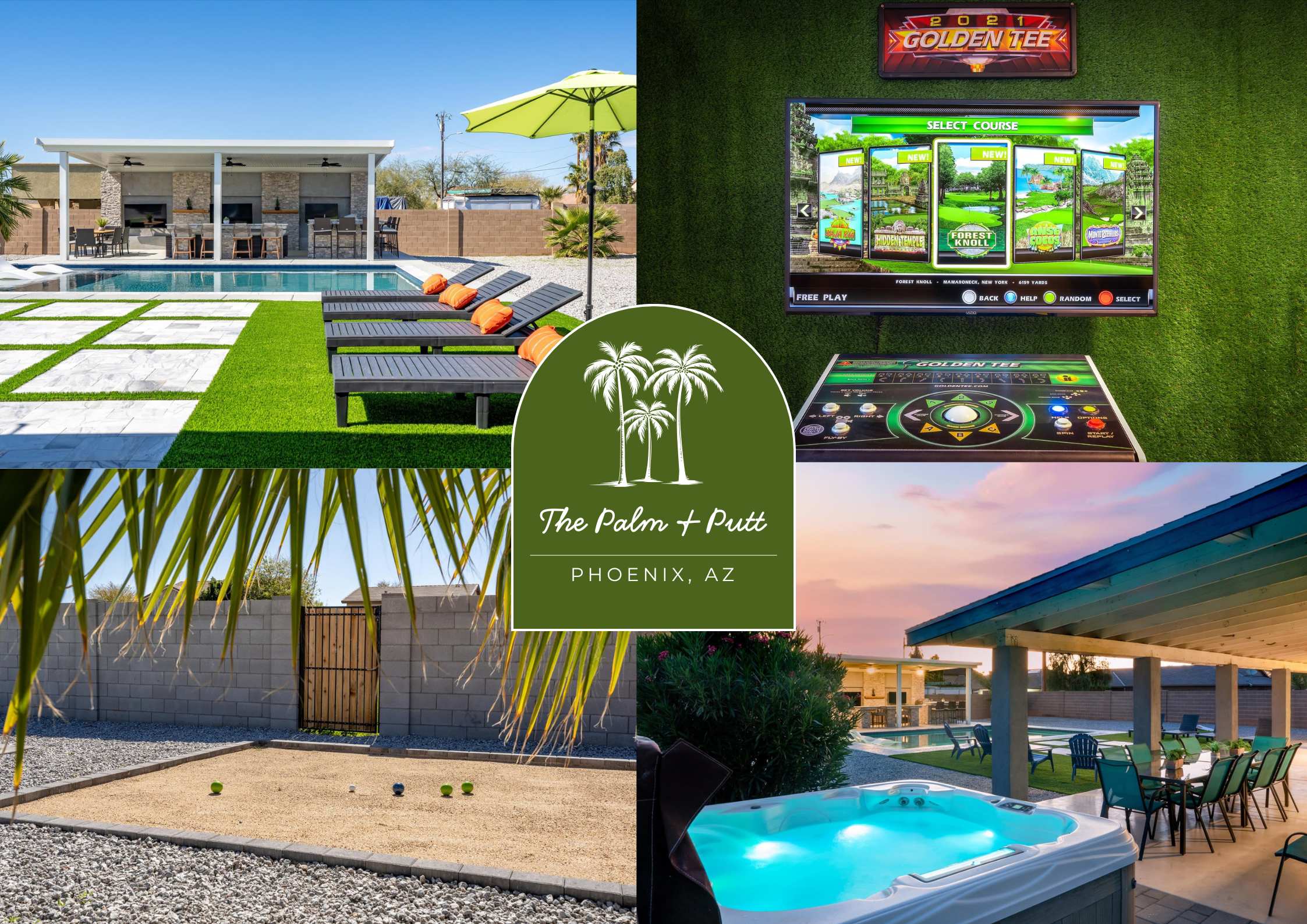 The Palm & Putt: Heated Pool | Golden Tee | Bocce — Phoenix, AZ — vacation rental