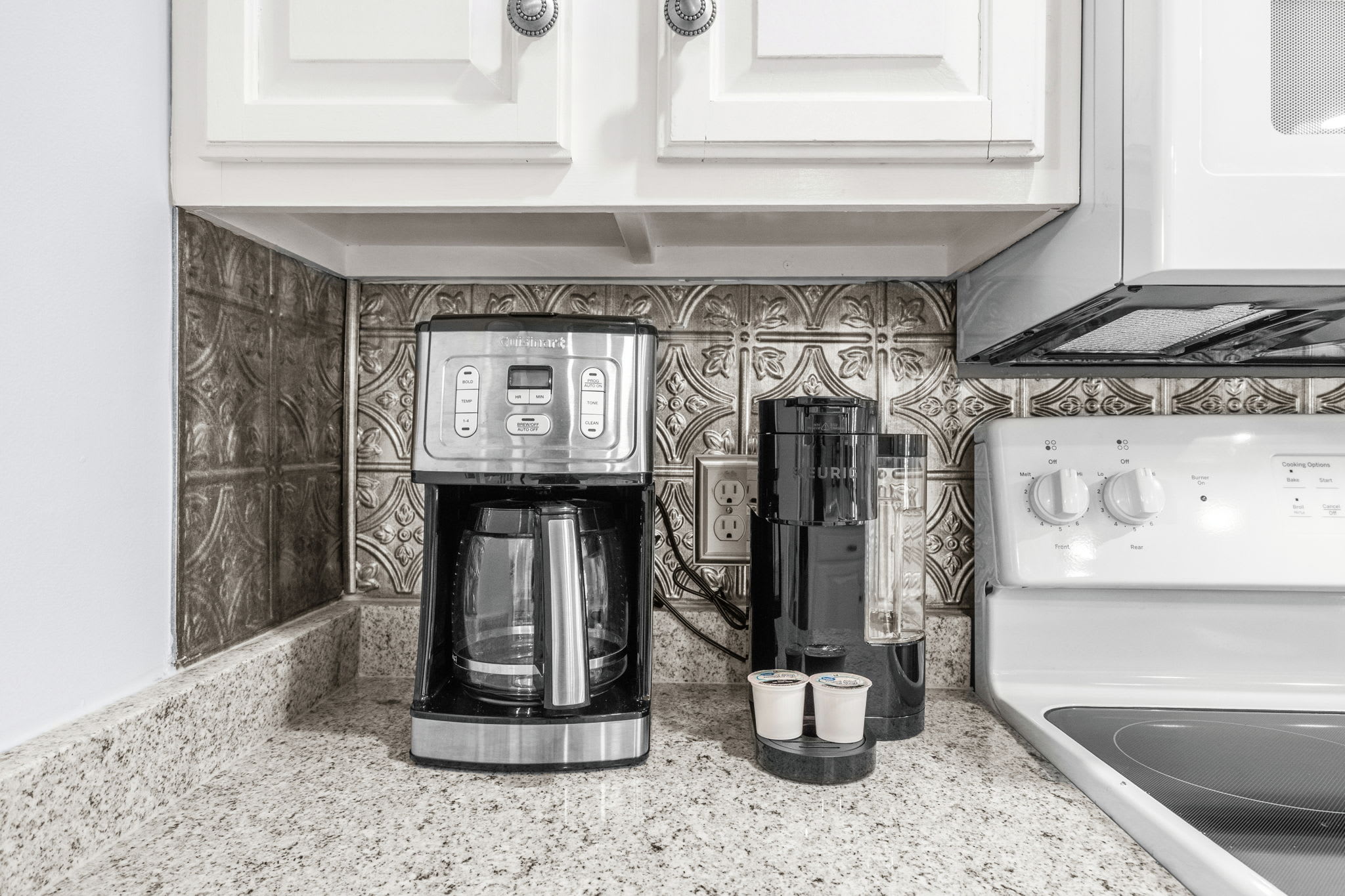 Equipped with coffee machines