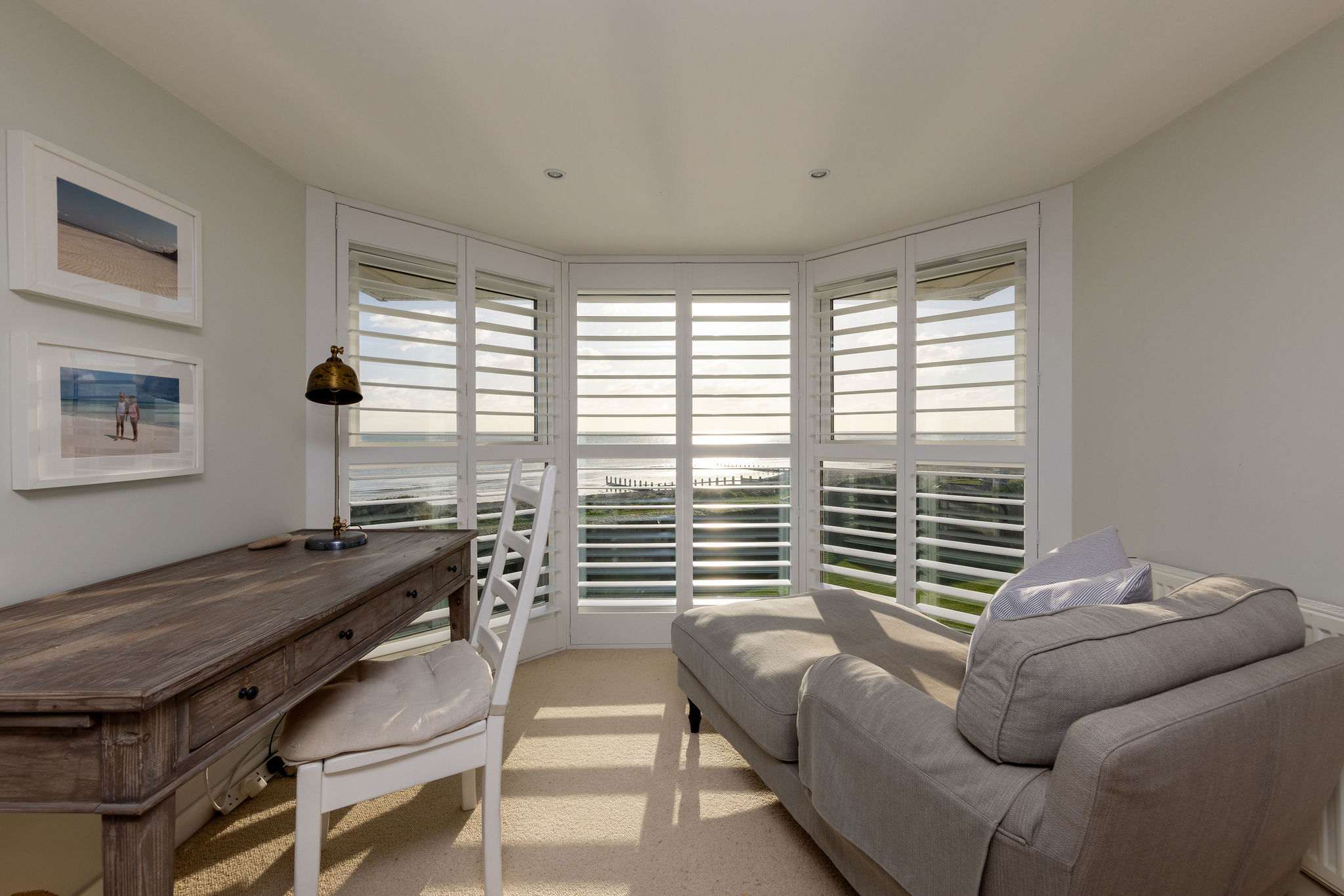 Relaxing workspace with inspiring ocean views.