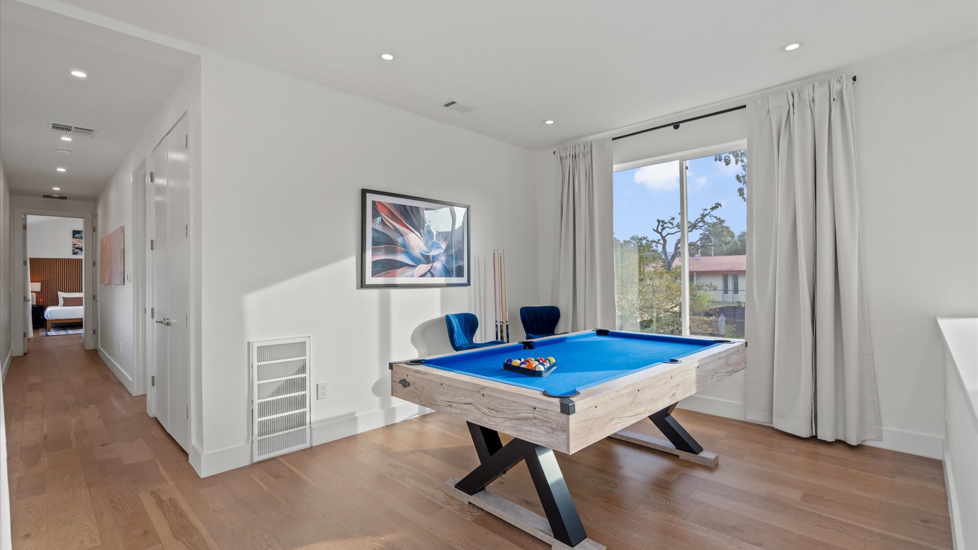 Billiards table for indoor fun and friendly games