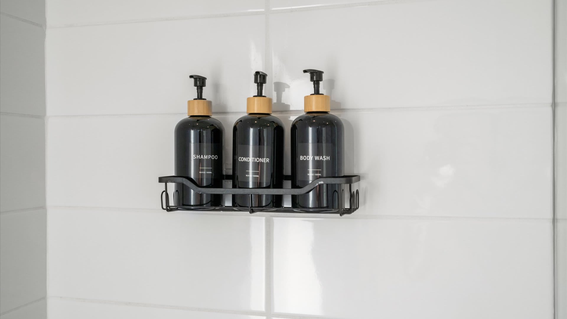 Complimentary shower essentials 