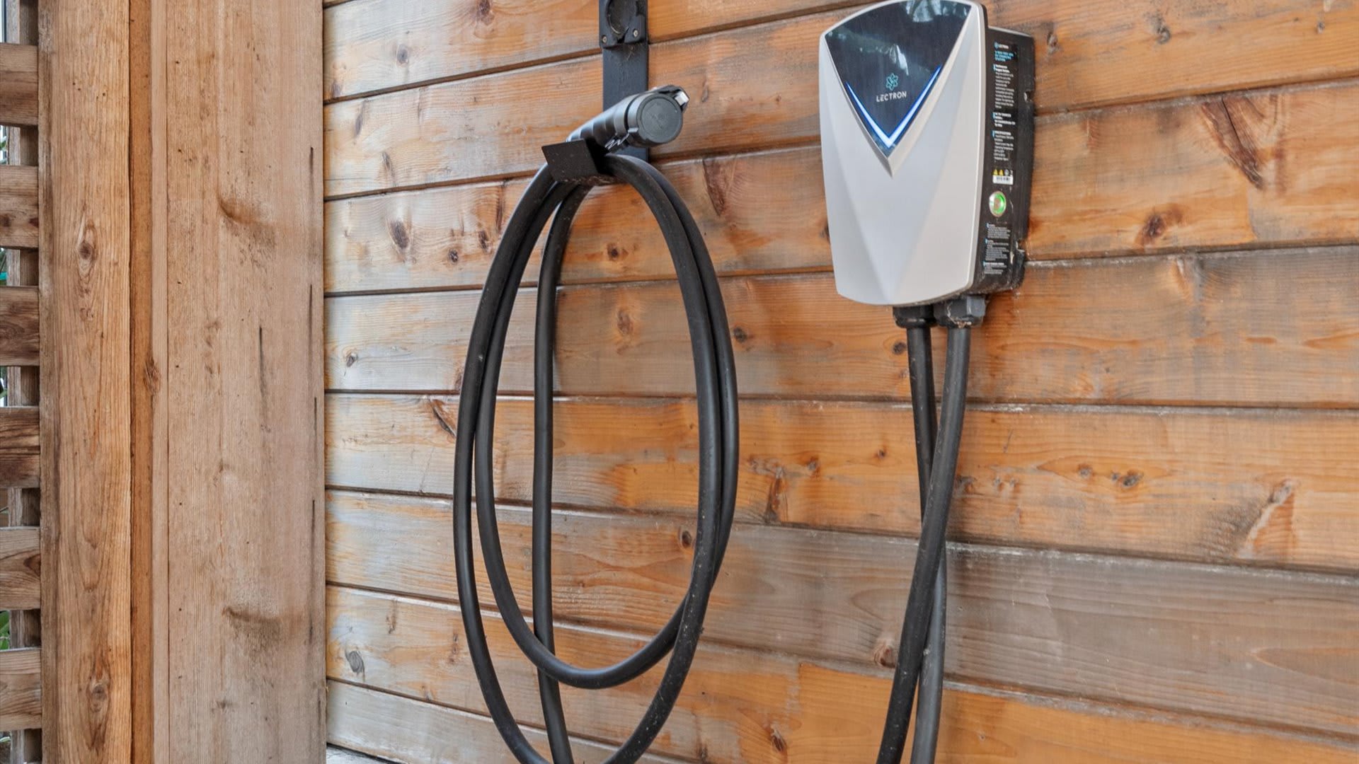 Outdoor shower for rinsing after the pool