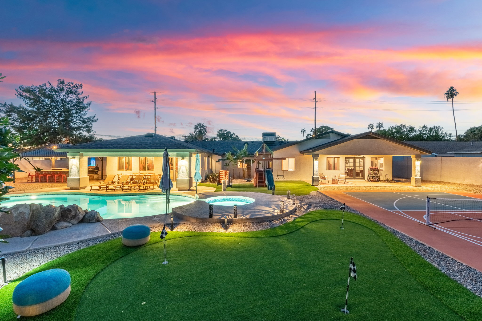 Heated Pool, Pickleball, Mini Putt, Gym, Sleeps 24 — Phoenix, AZ — vacation rental