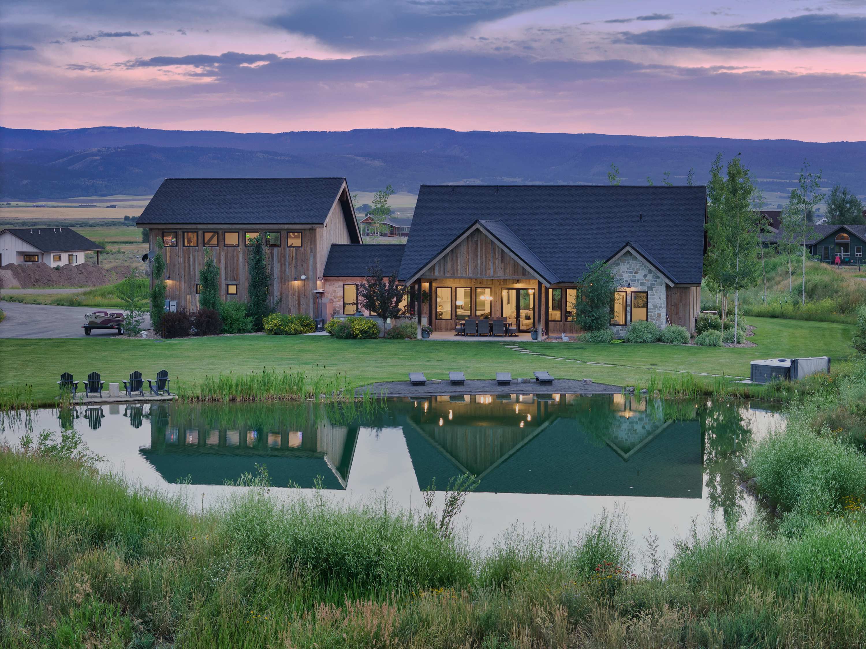 Teton Homestead: Teton View Ranch + Bar + Hot Tub — Tetonia, ID — vacation rental