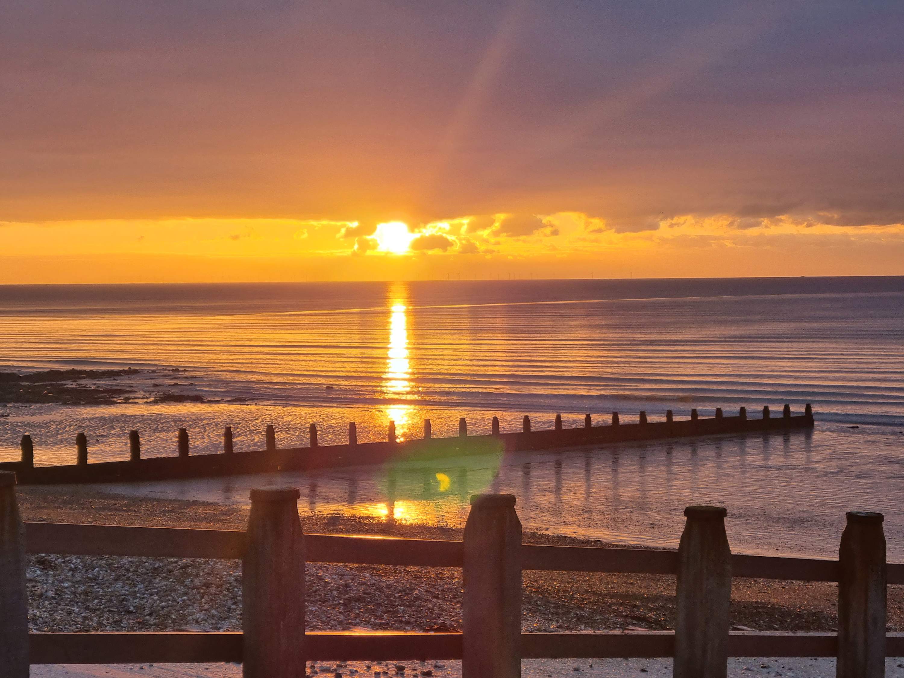 Breathtaking ocean sunset views.