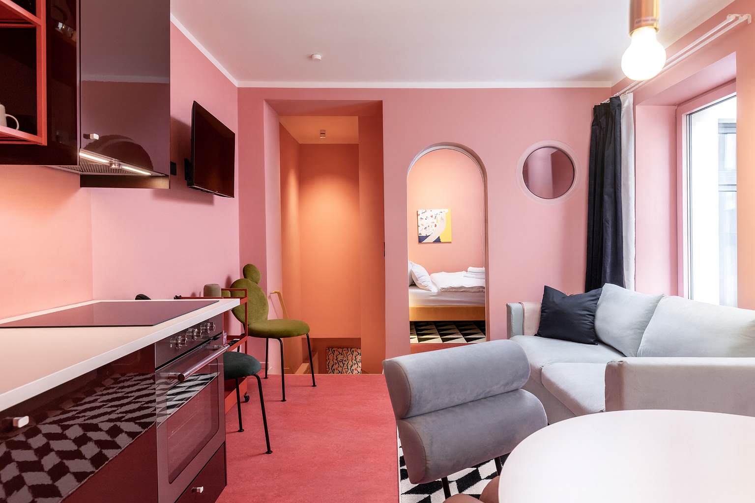Memphis Loft Duplex (40sqm) near Antonplatz