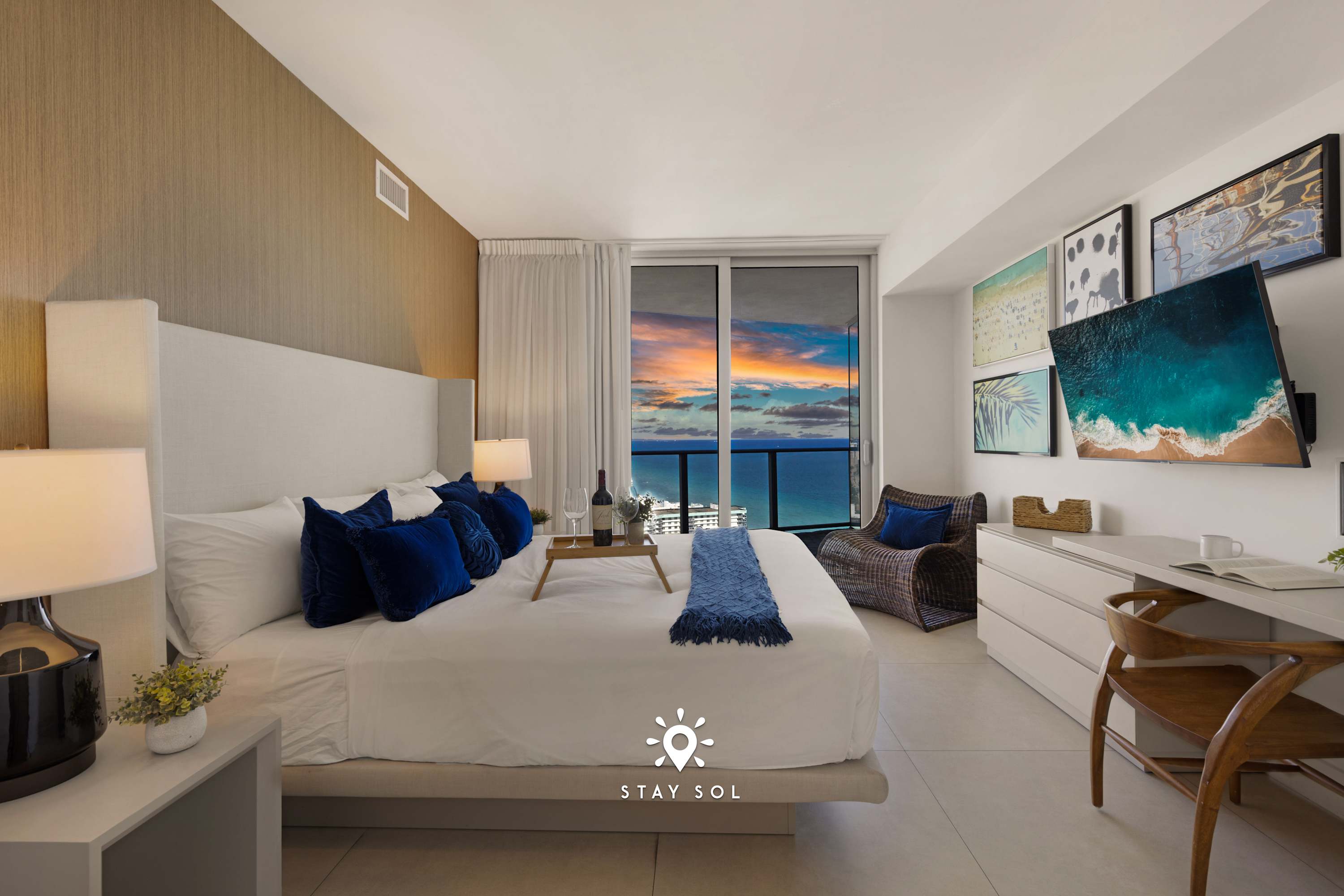 Beautiful 1BR Apartment with Ocean View Balcony — Hollywood, FL — vacation rental