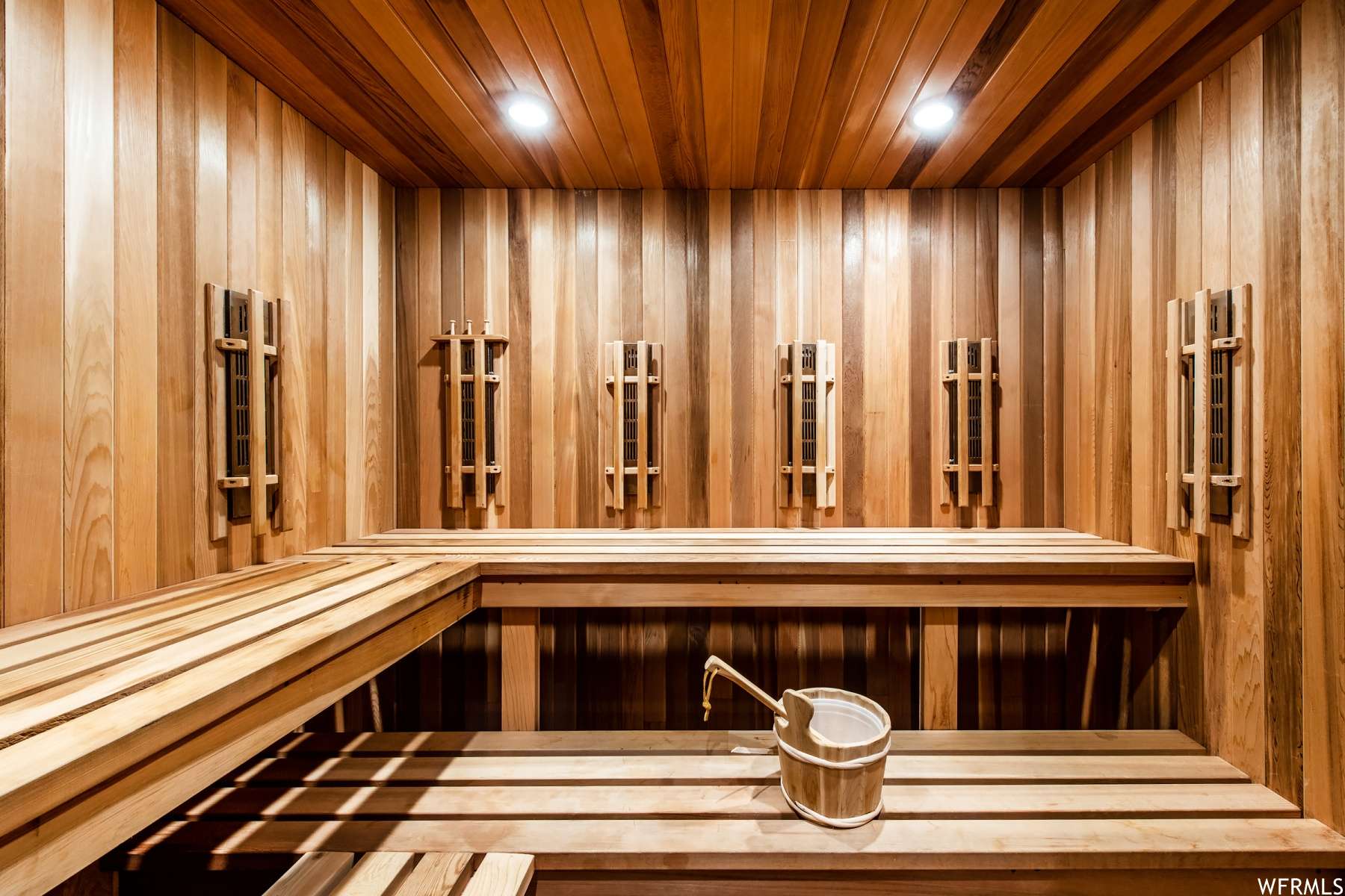 Spend some time in the sauna for a luxurious health experience