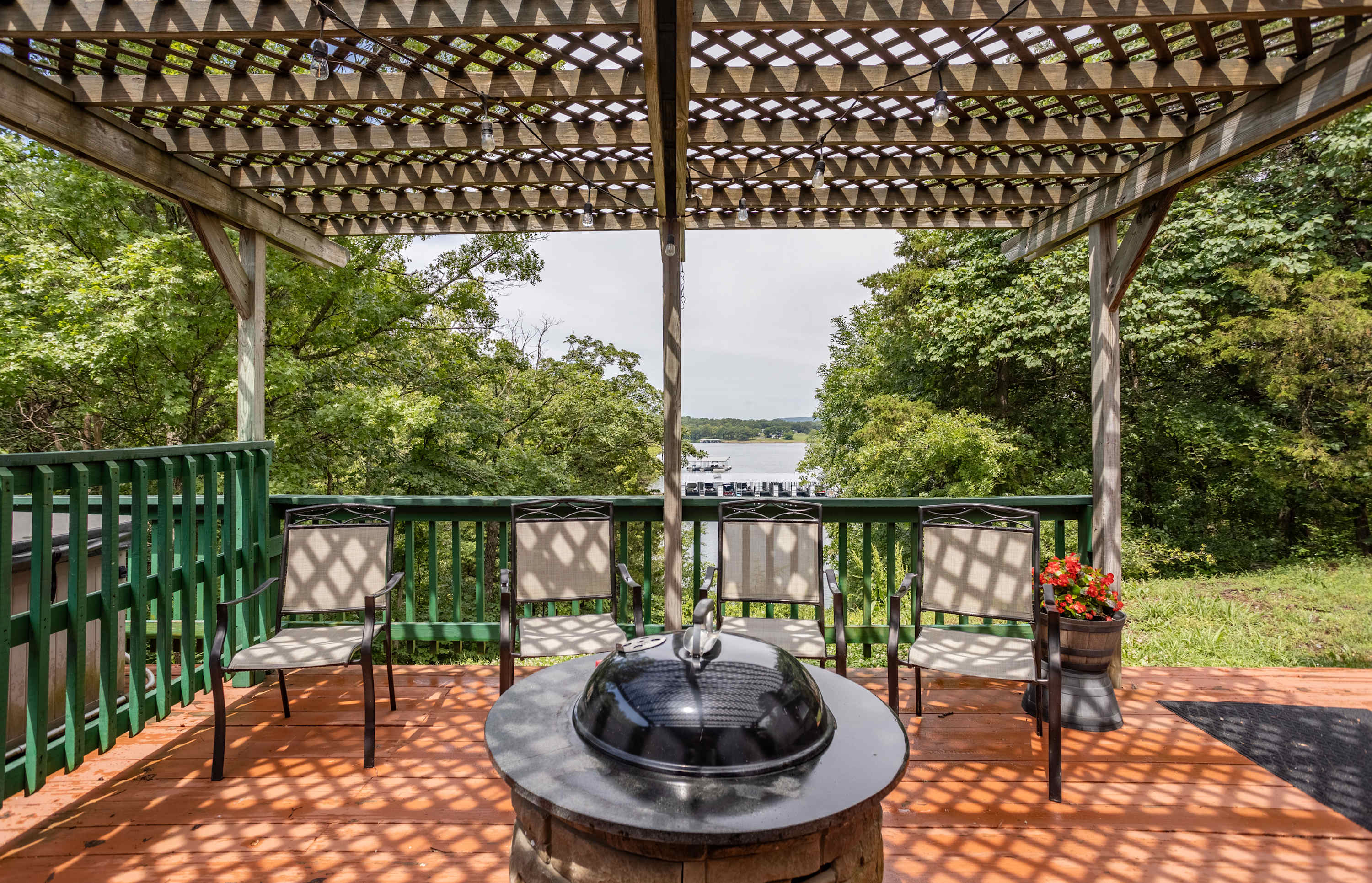 Community outdoor seating areas