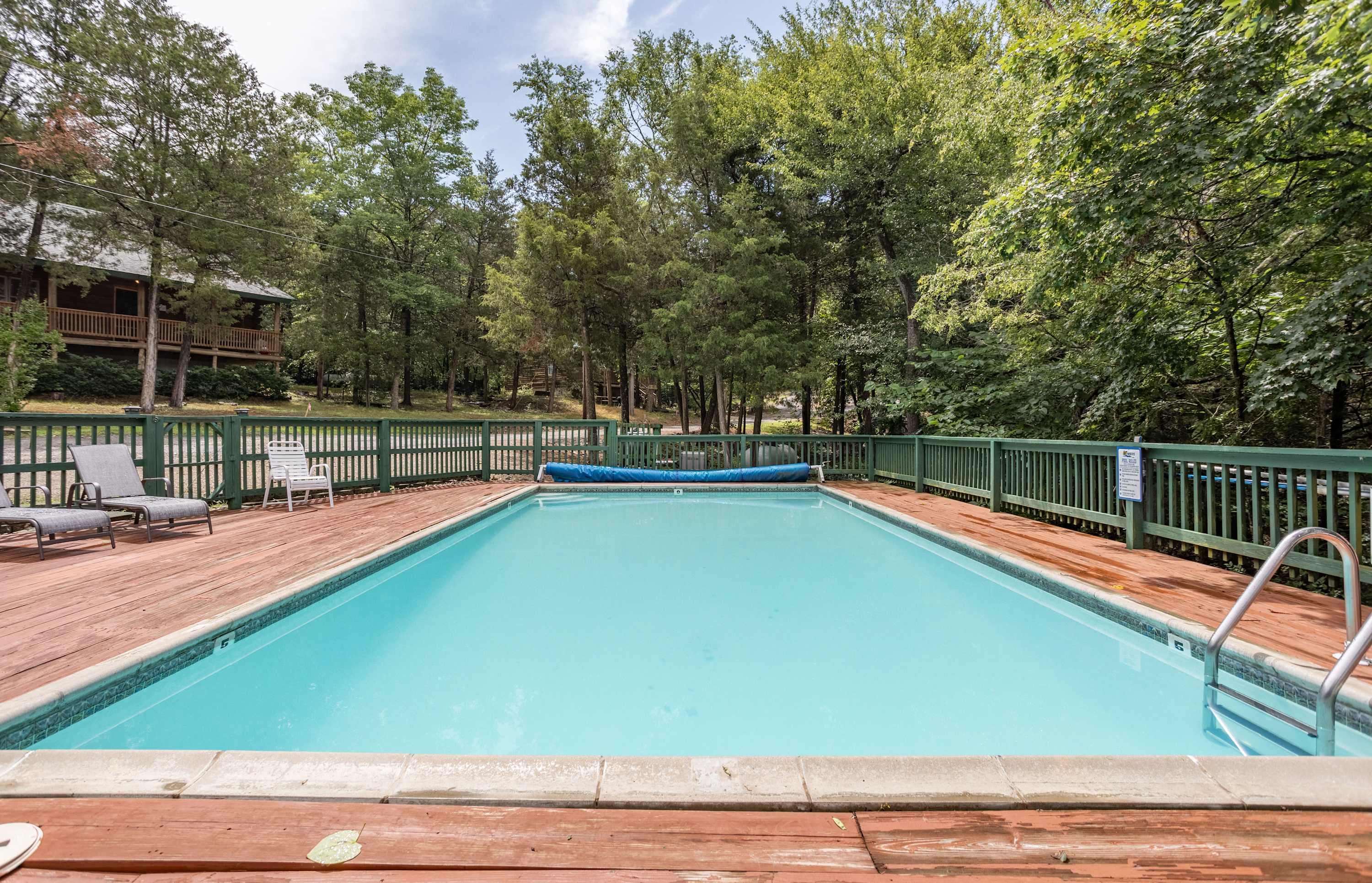 Seasonal outdoor community pool