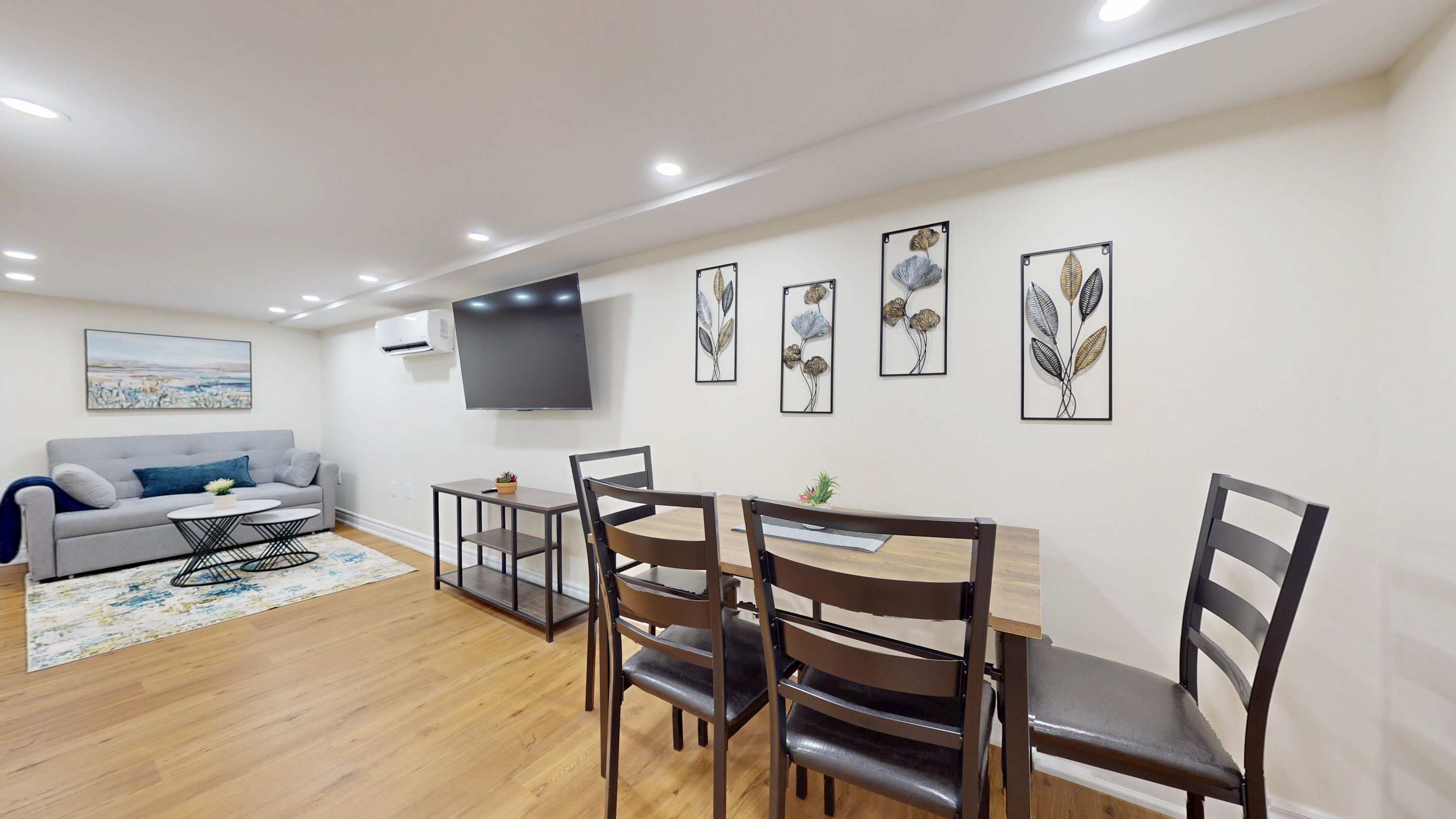 Cozy Basement Apartment for 4 Near Cafes Parks