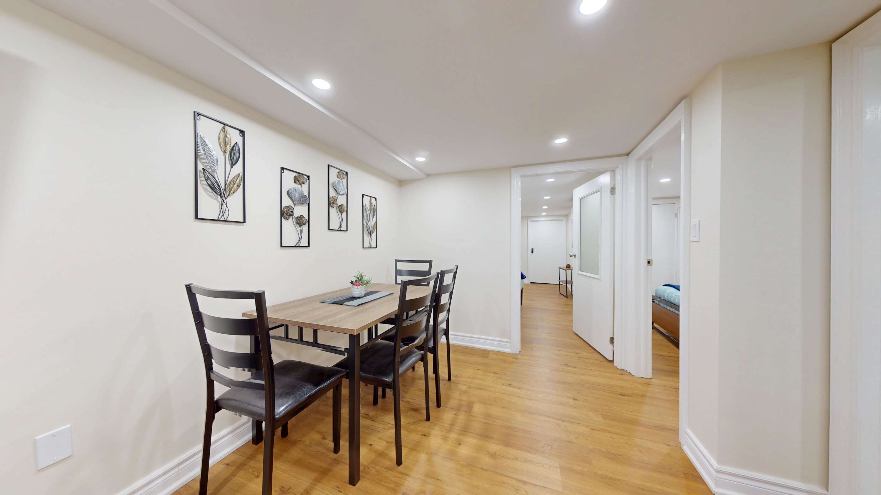Dining Area with Extended Table & Seating

