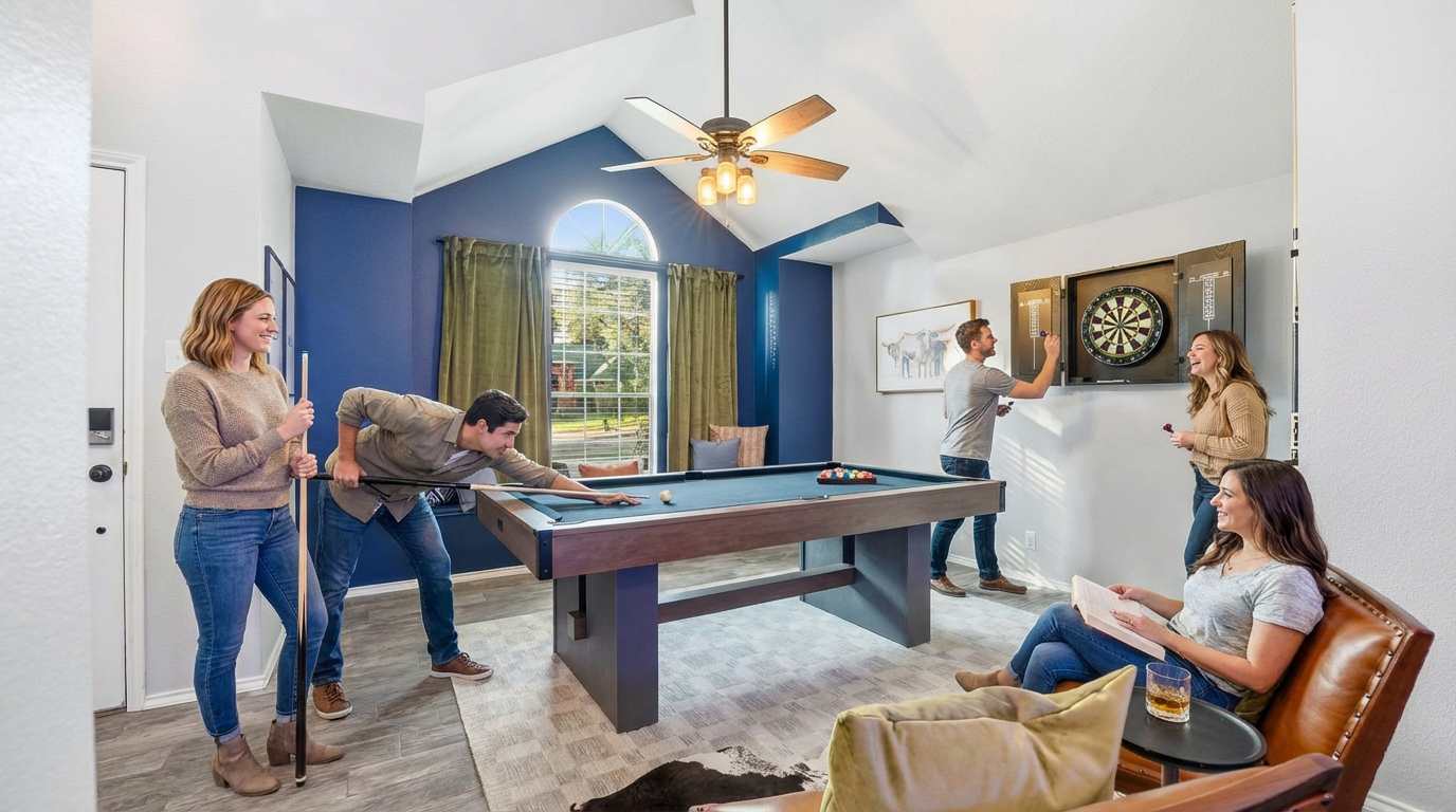 Resort Style Backyard • Arcade Games • Hot Tub 5