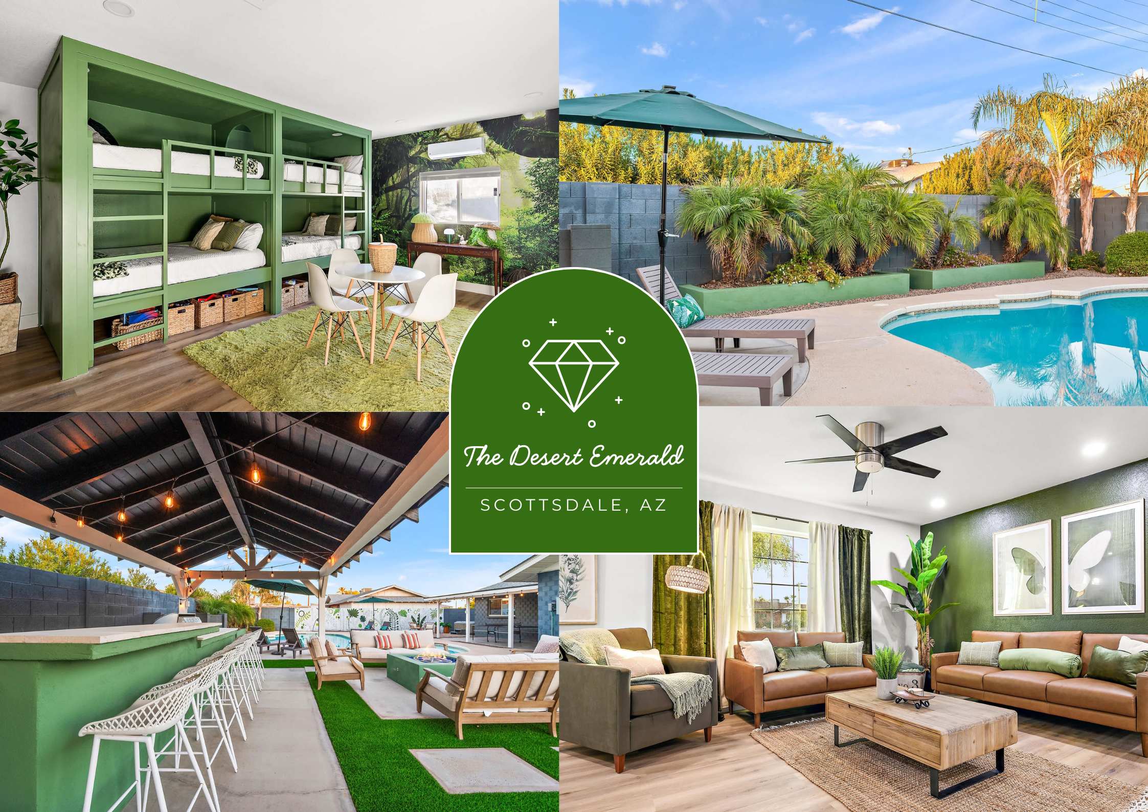 The Desert Emerald: Pool, Hot Tub, Games & More — Scottsdale, AZ — vacation rental