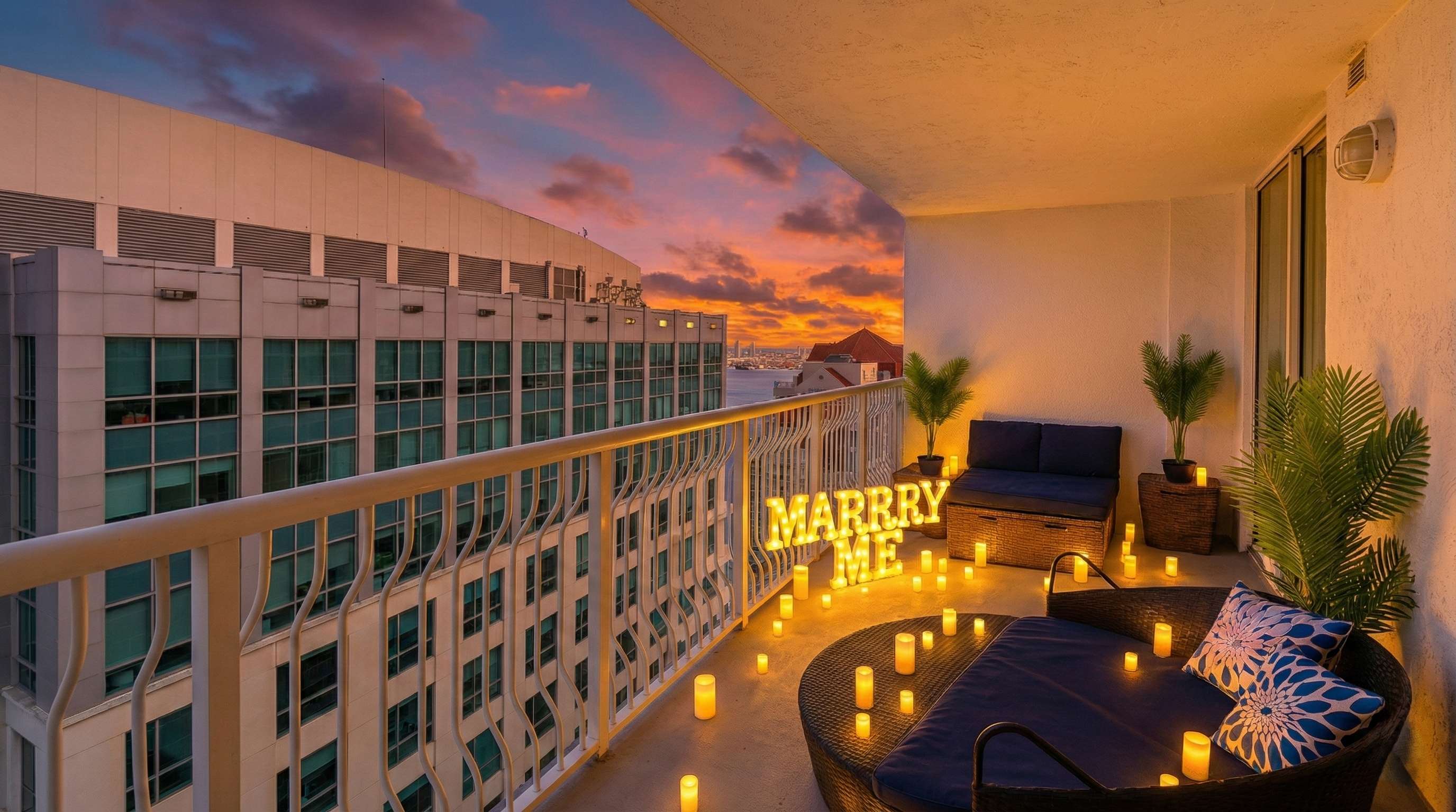 Luxury Penthouse / Balcony Bed / Bay & City Views