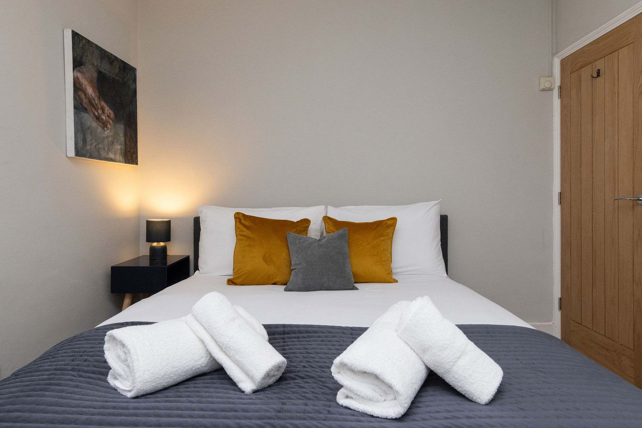 Perfectly arranged for a peaceful nights sleep!