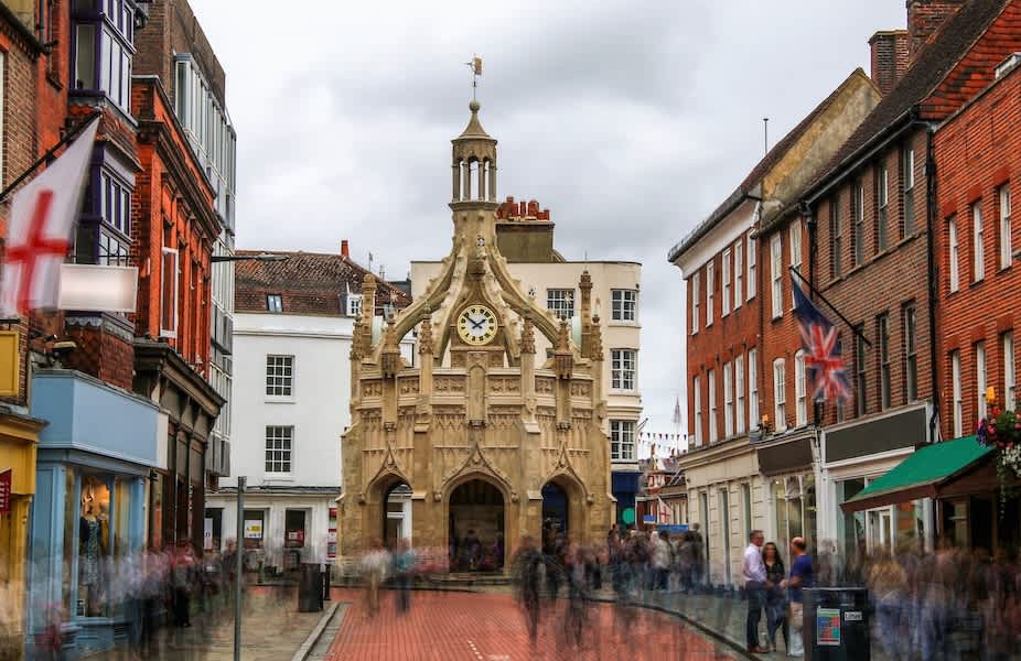 Chichester town centre has many shops and restaurants to enjoy!