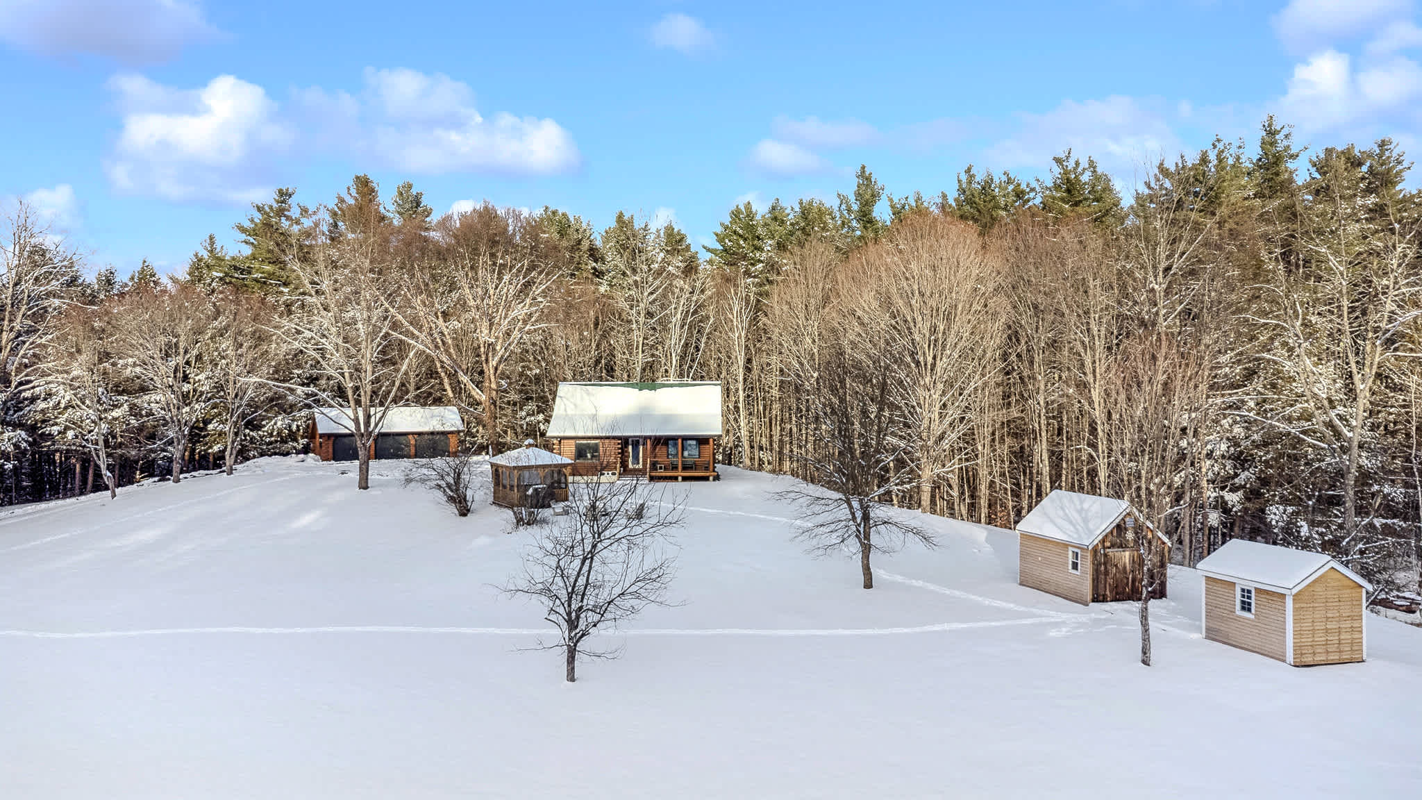 Blue & Sonny Hollow: Modern Cabin Firepit & Trails