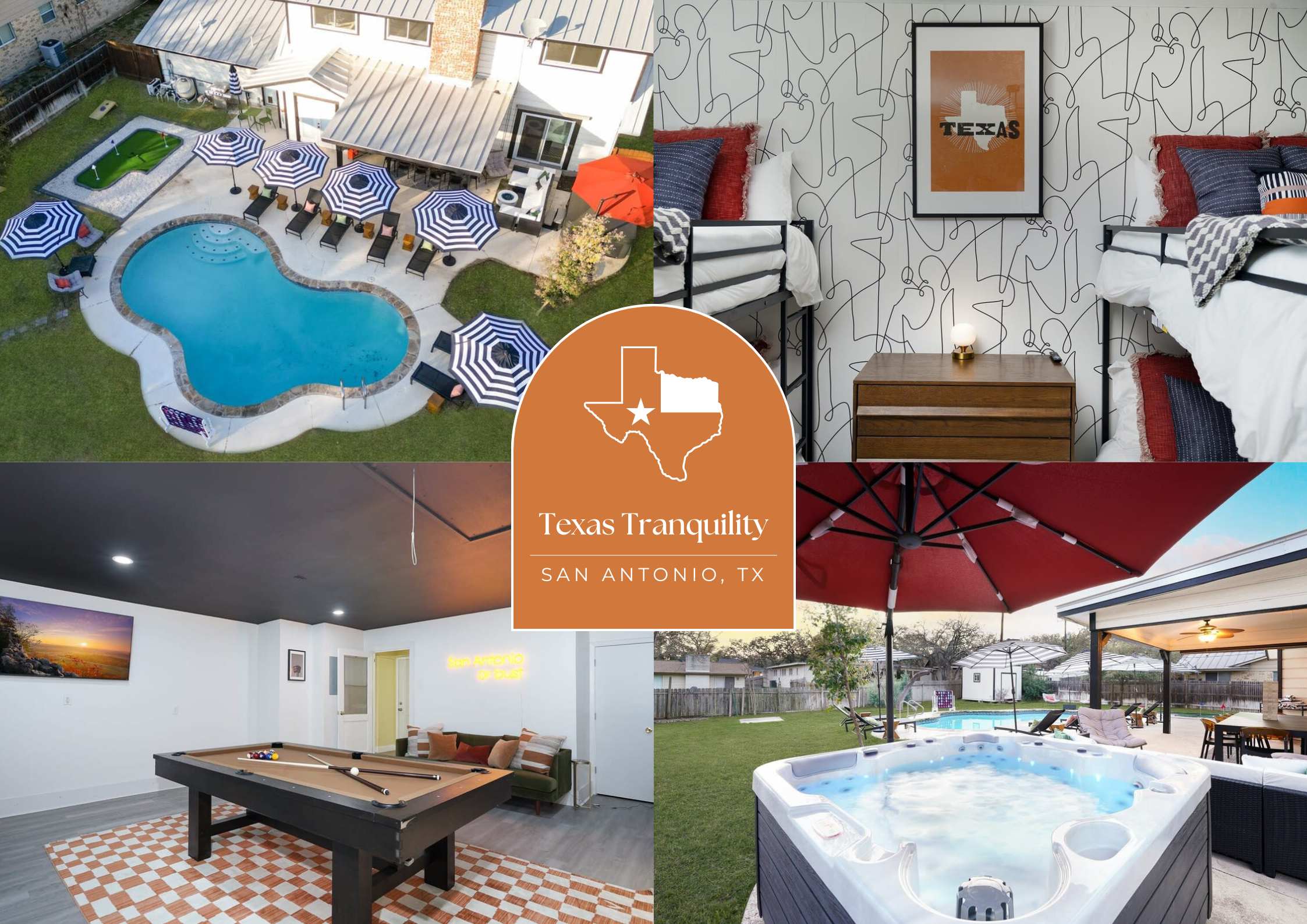 Texas Tranquility! Hot Tub, Pool, Putt Putt & More — San Antonio, TX — vacation rental