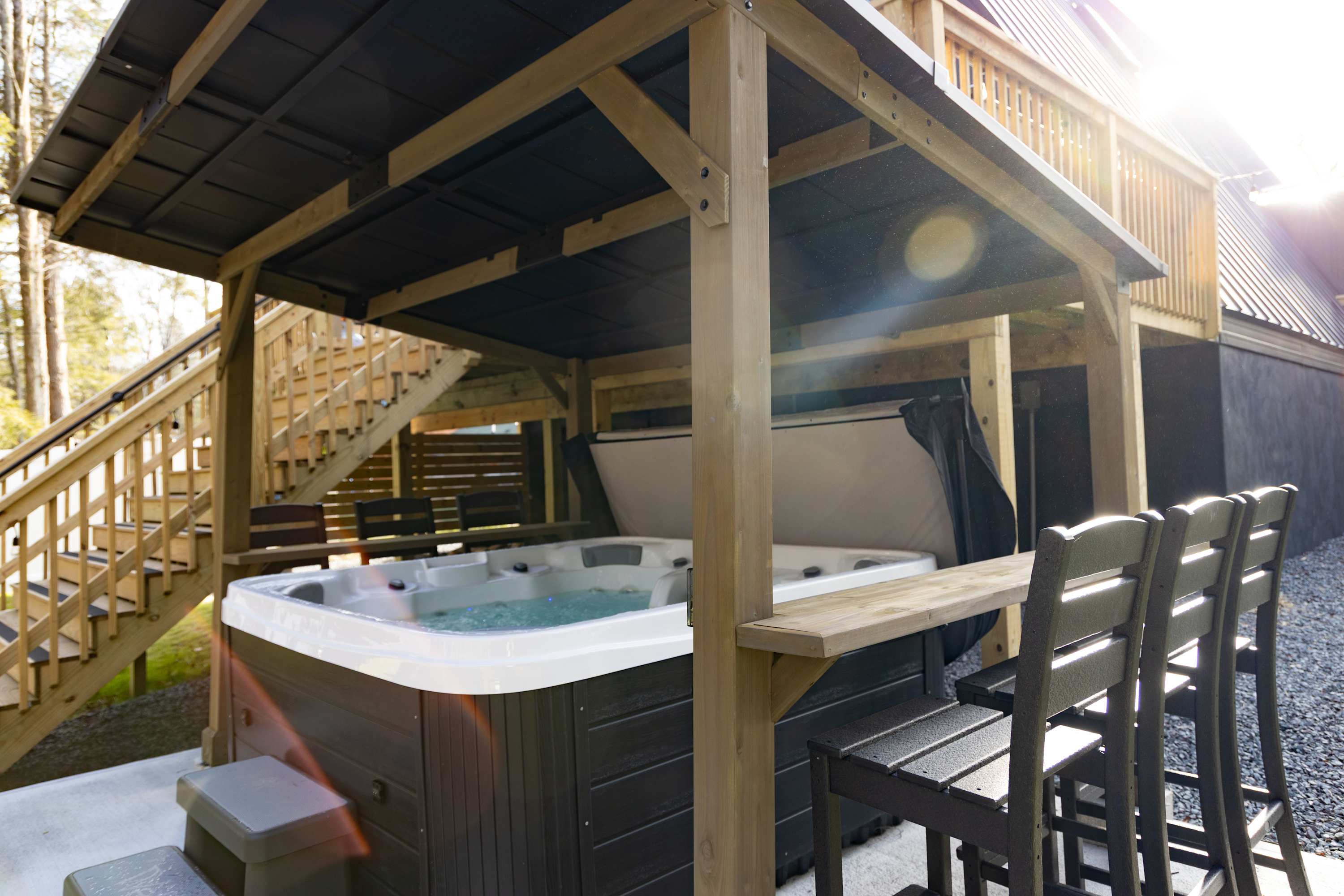 A-Frame Cabin | Hot Tub | Theater & Game Lounge